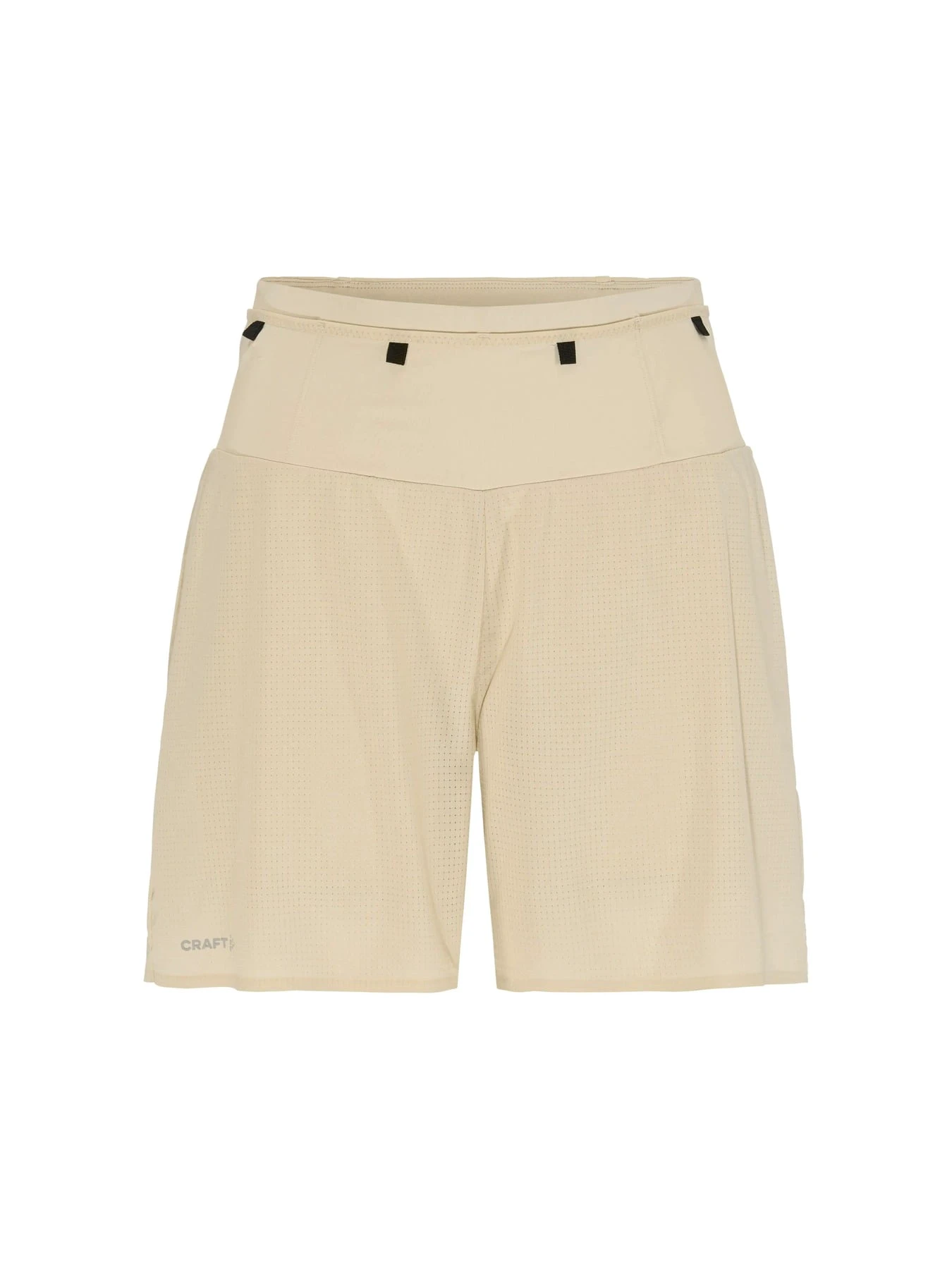7. Pantaloni scurți trail Craft Pro Trail Shorts - bej | running femei