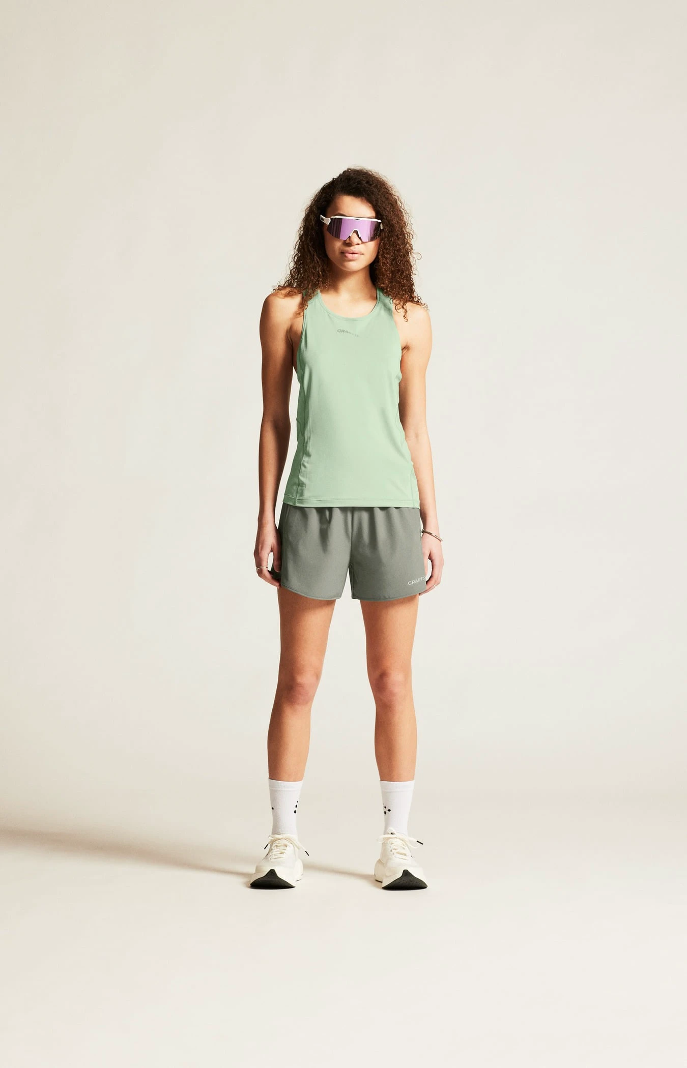Maiou alergare Craft ADV Essence Singlet 2 - verde | femei - 191506