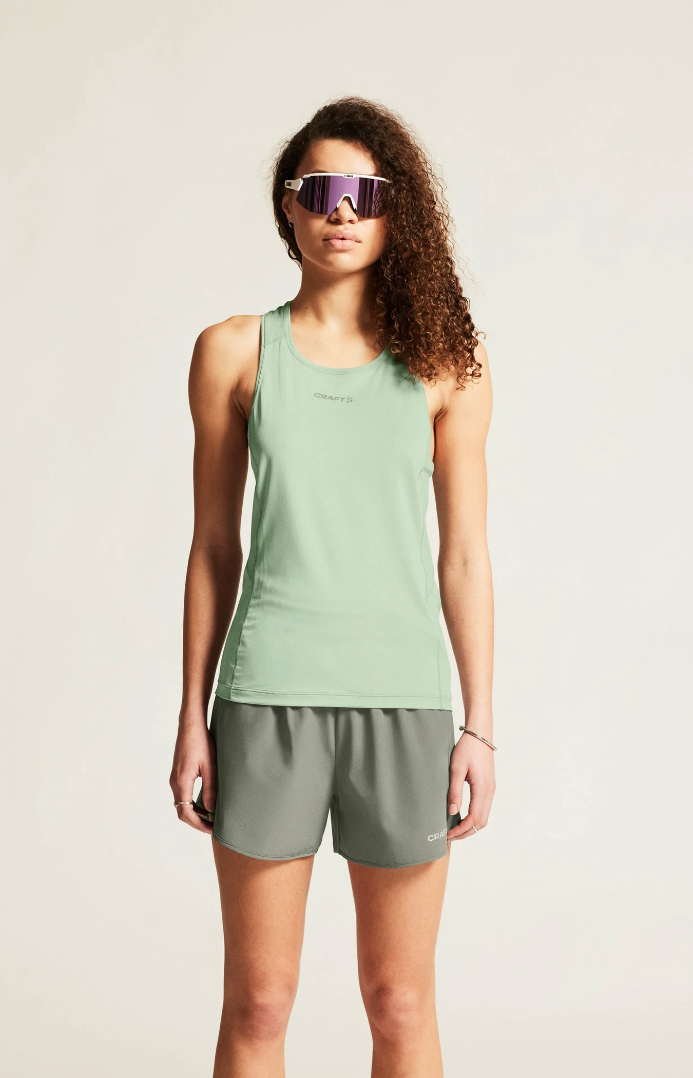 5. Maiou alergare Craft ADV Essence Singlet 2 - verde | femei