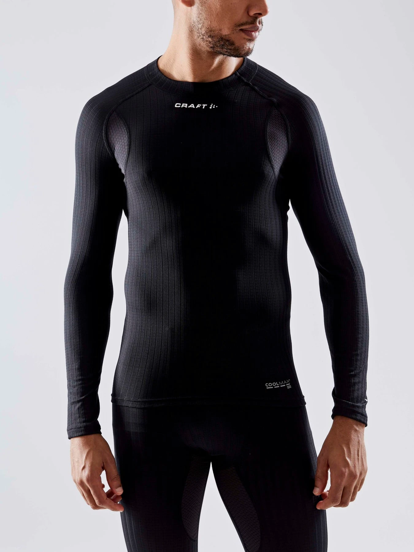 1. Bluză Craft Active Extreme X Cn Ls - negru | strat de bază