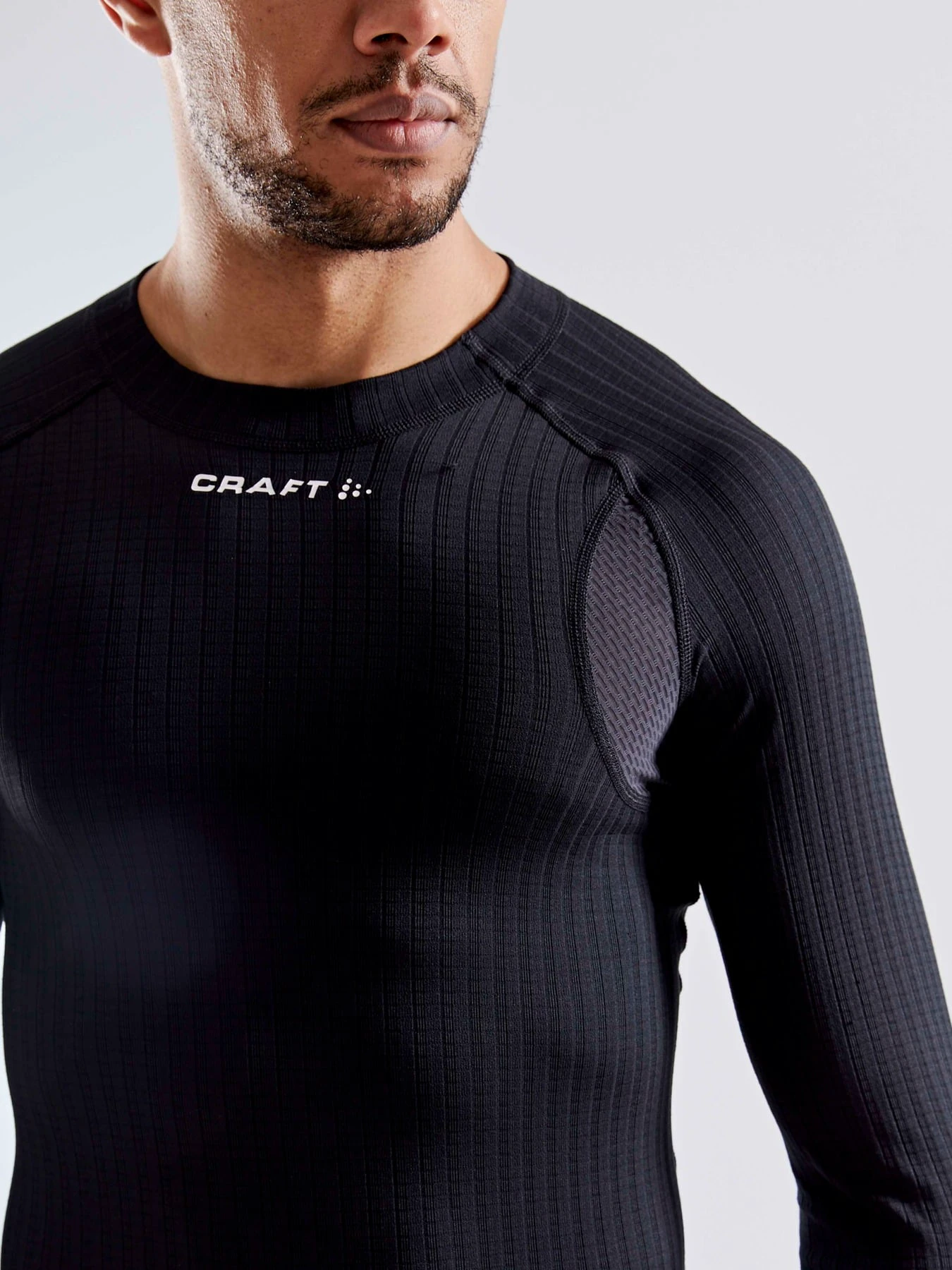 3. Bluză Craft Active Extreme X Cn Ls - negru | strat de bază