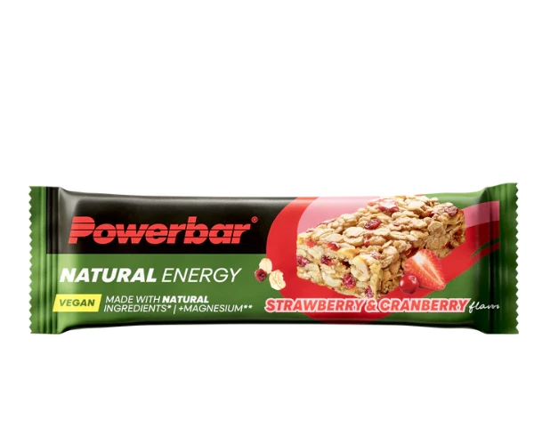 1. Powerbar Natural Energy - Cereal Bar - Strawberry 40 gr