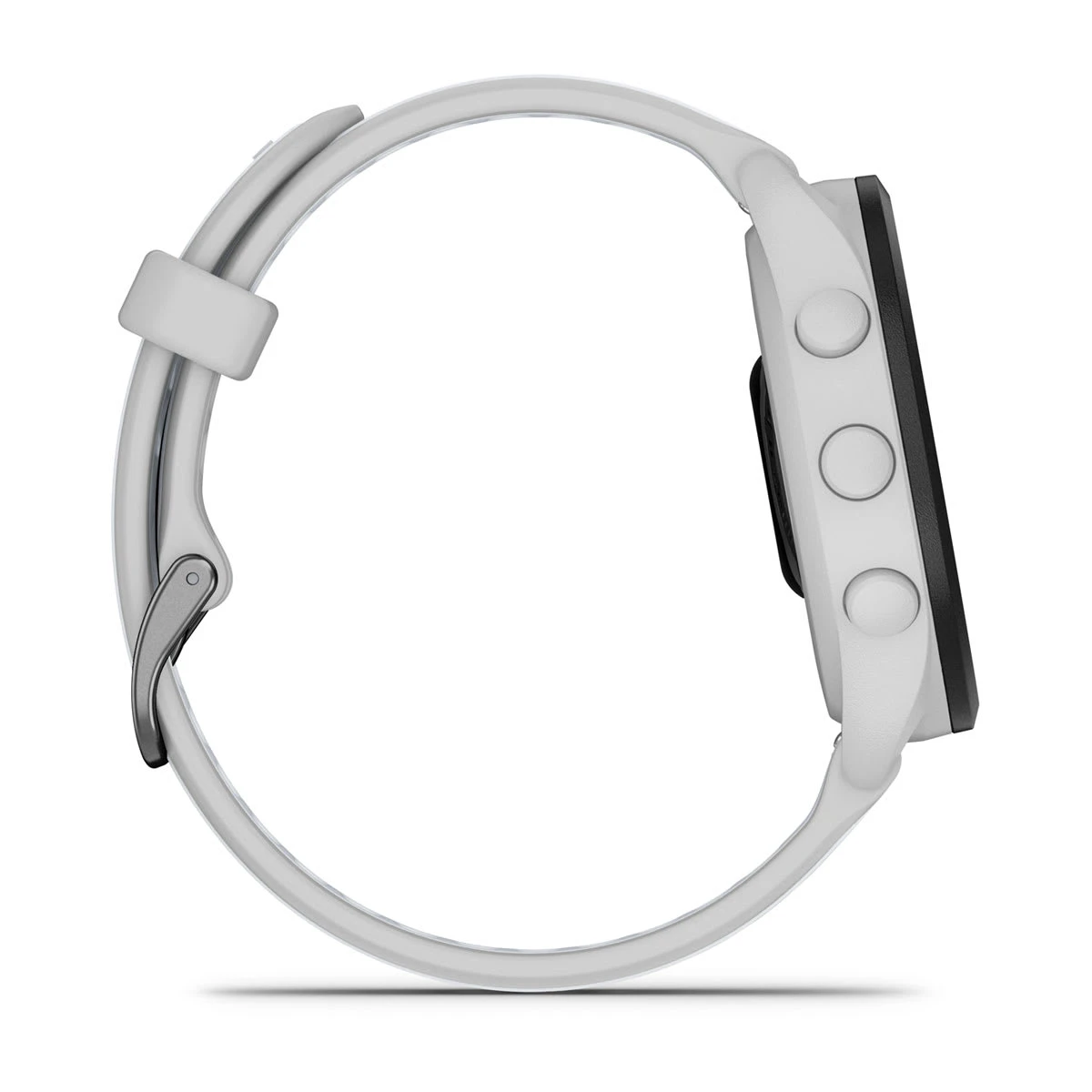 7. Garmin - Forerunner 165 Music ceas multisport cu GPS AMOLED - alb Whitestone - gri mist grey
