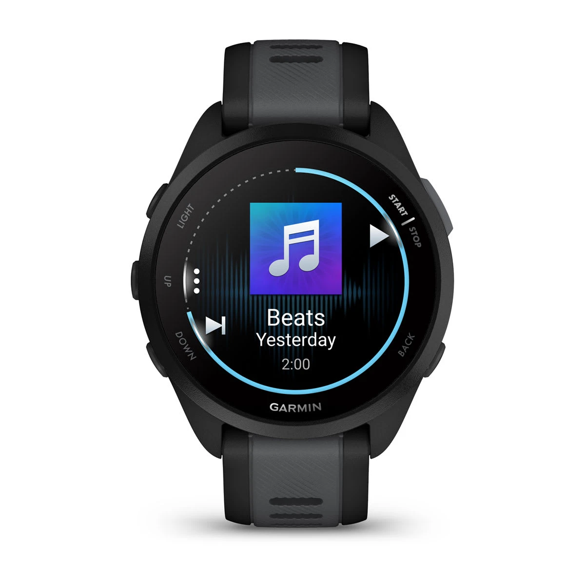 4. Garmin - Forerunner 165 Music ceas multisport cu GPS AMOLED - negru - gri slate grey