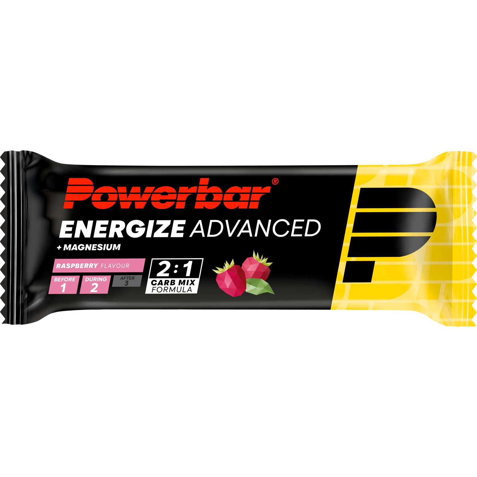 1. Powerbar - baton energie Energize Advanced Raspberry 55gr