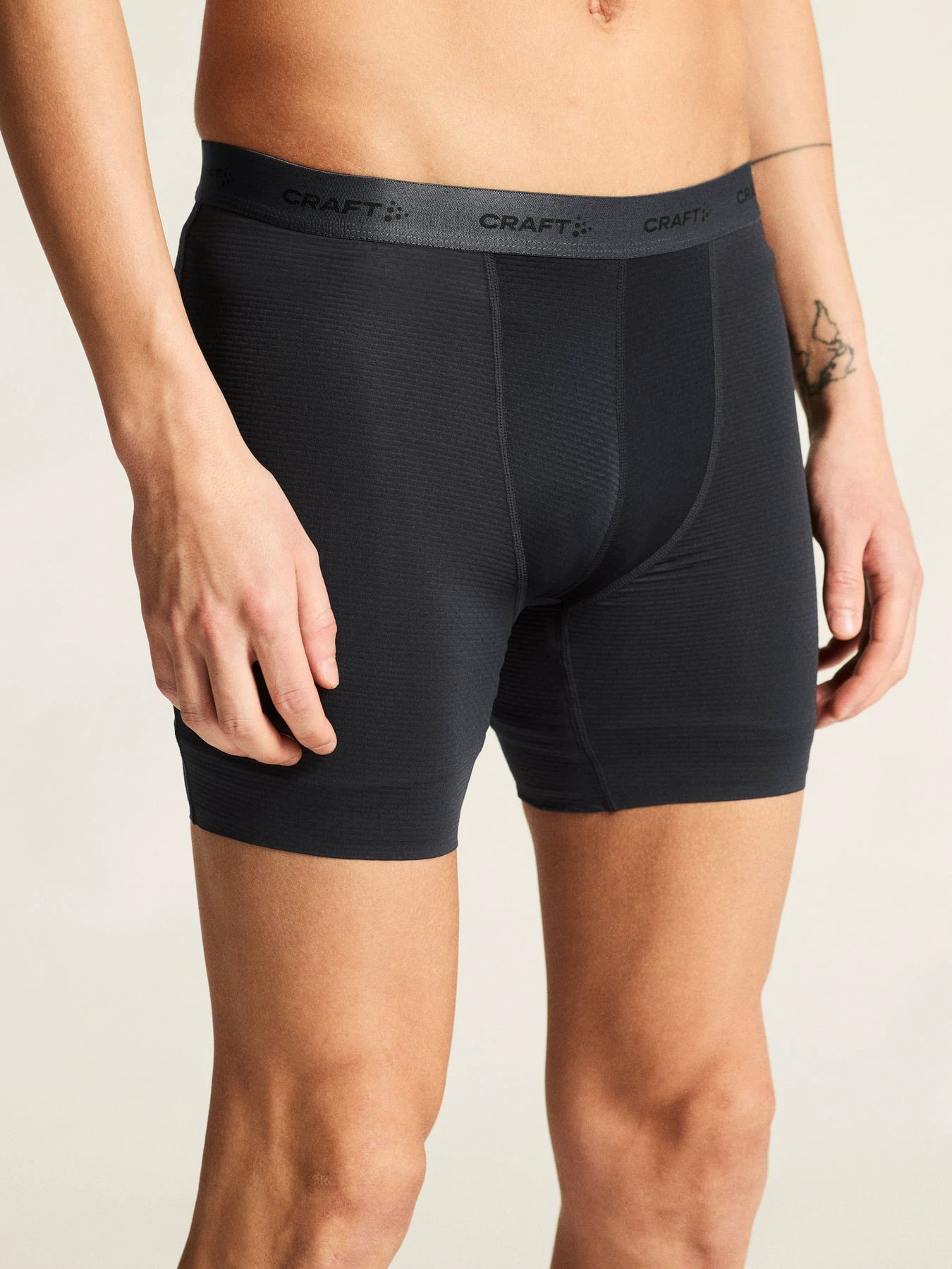 4. Boxeri sport Craft Pro Dry Nanoweight 6-inch - negru | strat de bază