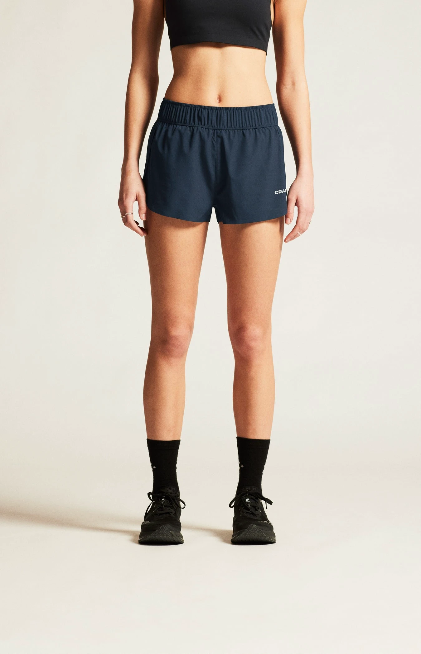 5. Pantaloni scurți alergare Craft ADV Essence 2" Shorts 2 - albaștri | femei