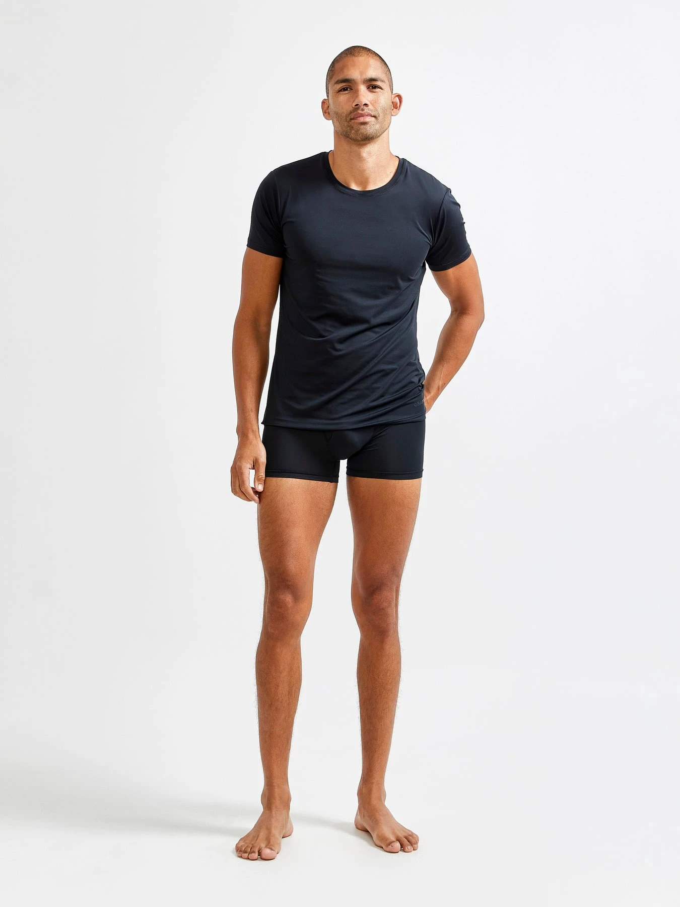 3. Boxeri sport Craft Core Dry Boxer 3-inch - negru | uscare rapidă