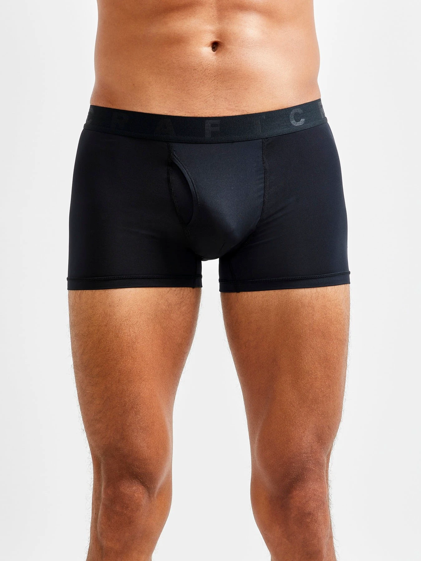 1. Boxeri sport Craft Core Dry Boxer 3-inch - negru | uscare rapidă