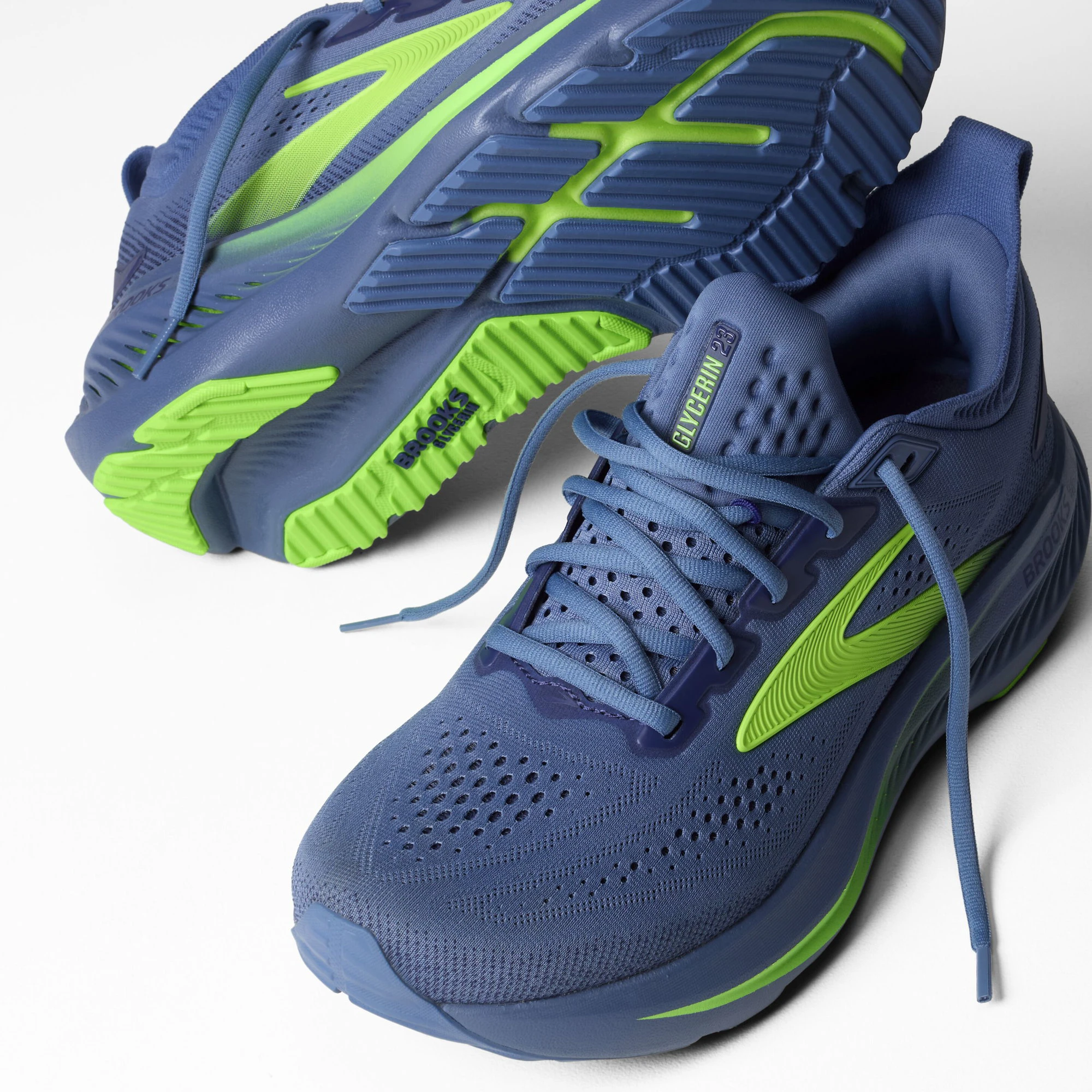 2. Pantofi alergare Brooks Glycerin 23 - albastru | amortizare premium