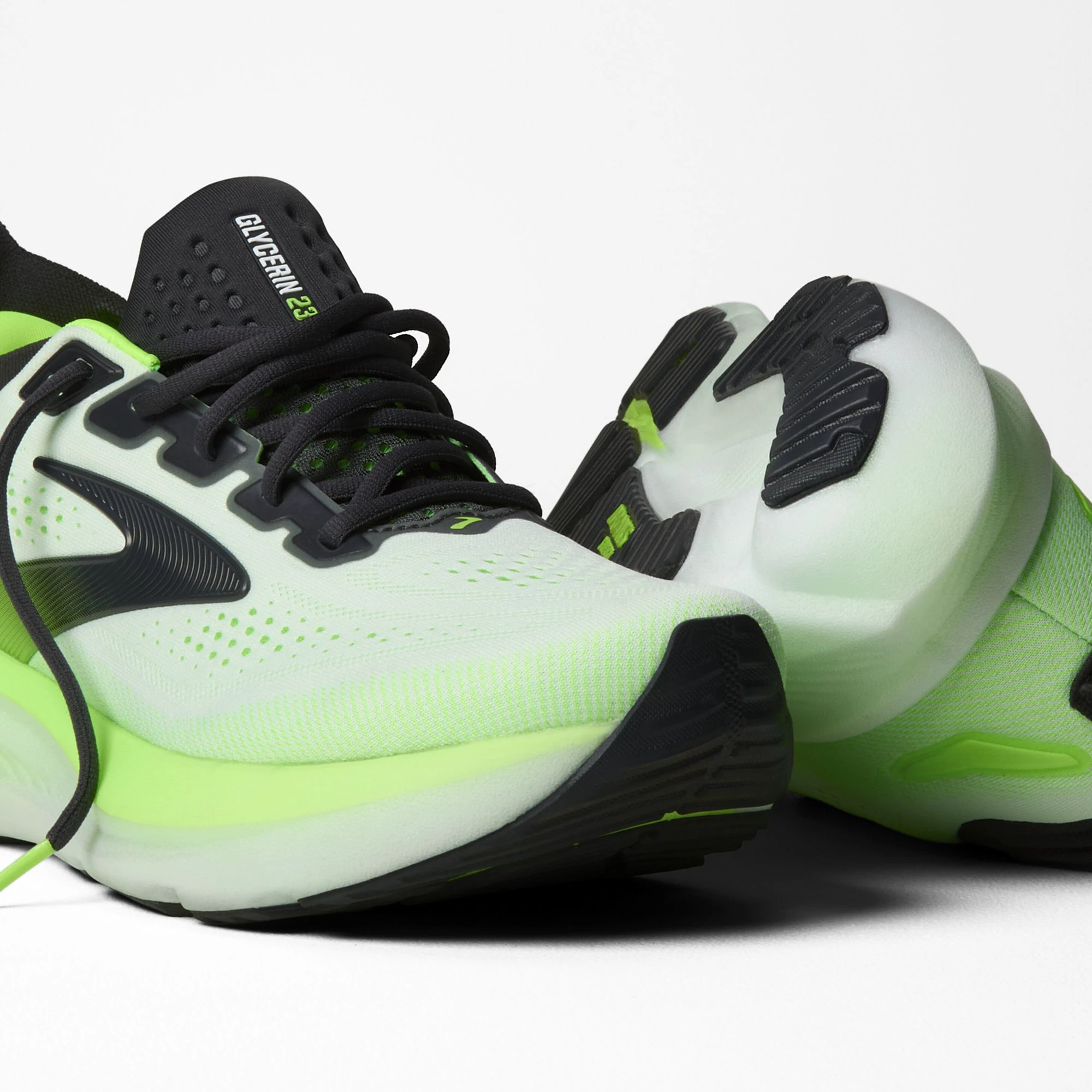 2. Pantofi alergare Brooks Glycerin 23 - verde | amortizare premium