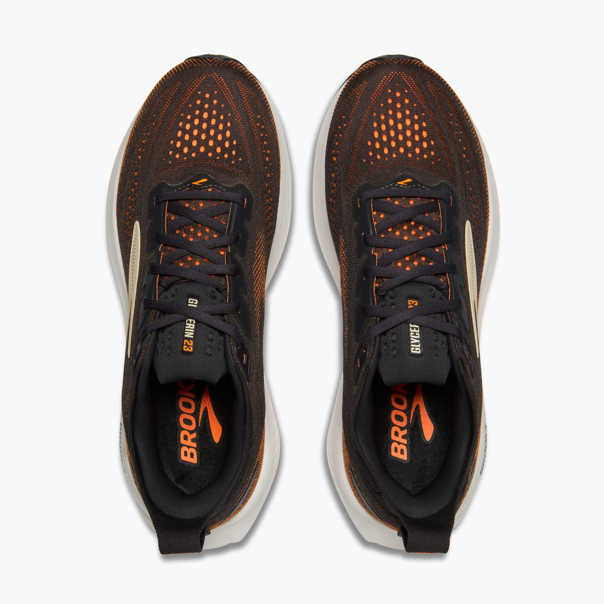 4. Pantofi alergare Brooks Glycerin 23 - portocaliu | amortizare premium