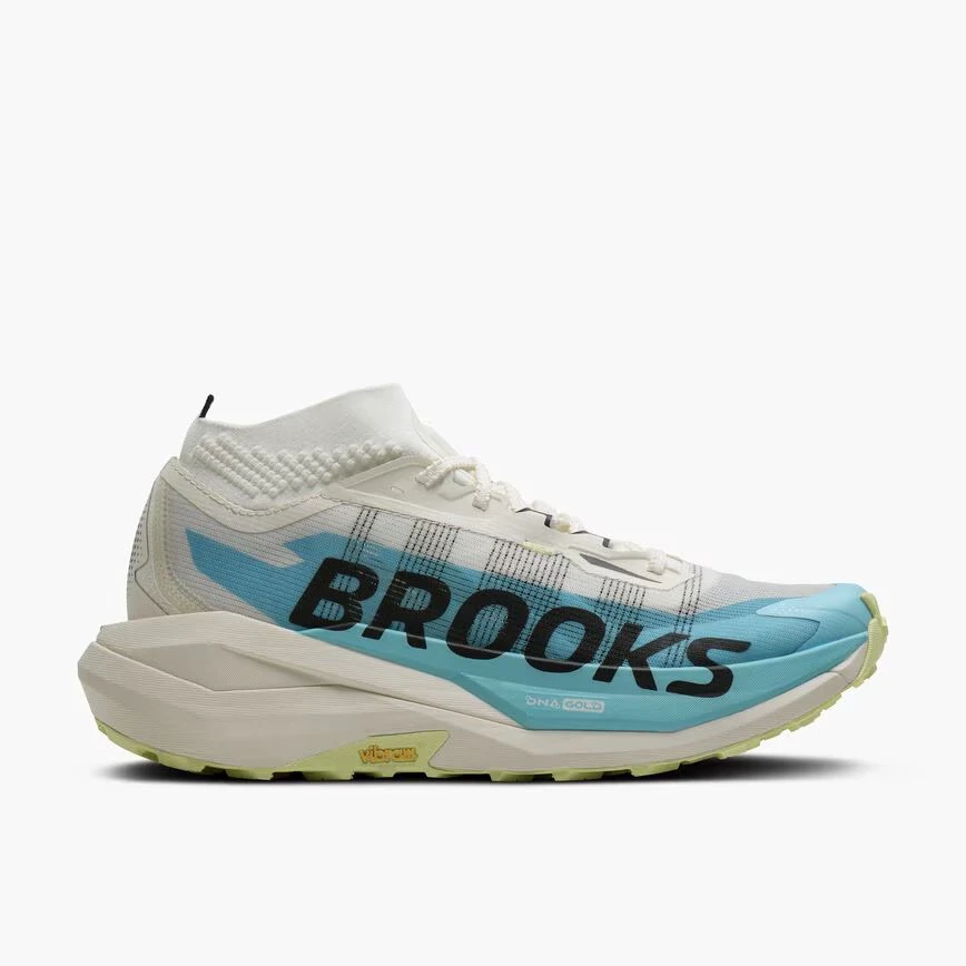 Pantofi trail Brooks Cascadia Elite - alb | placă carbon - 192294