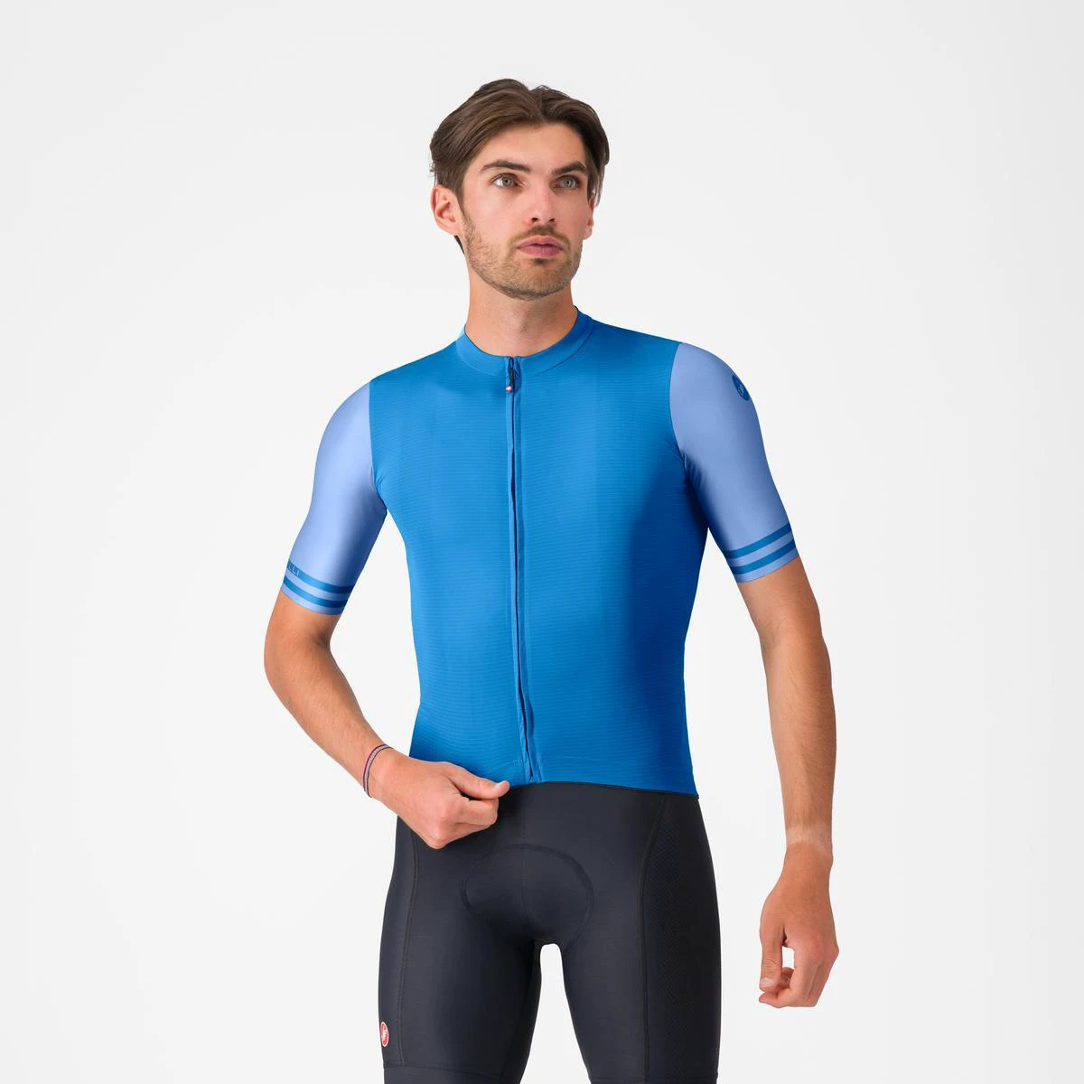 1. Tricou cu maneca scurta Castelli Prologo Lite 2, pentru barbati, albastru