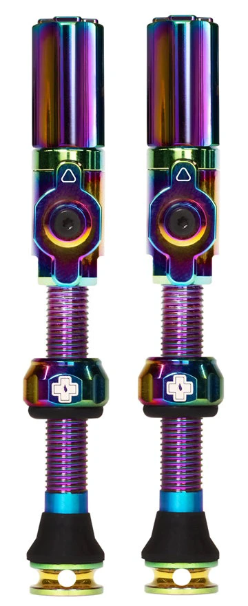 1. Valve tubeless Muc-Off Tubeless Valves Big Bore Hybrid (Large) Iridescent