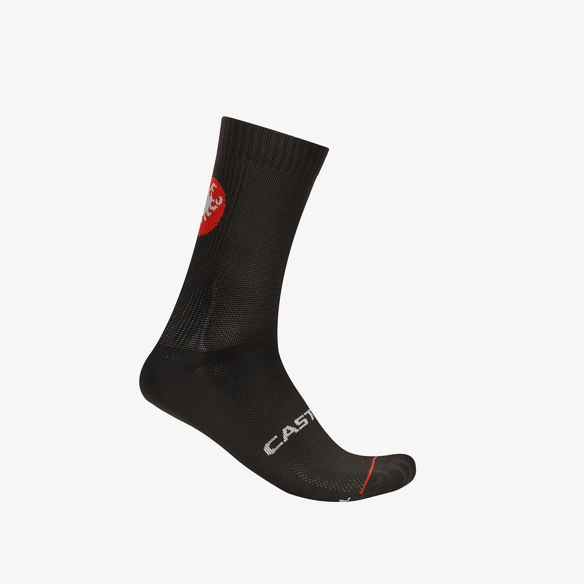 1. Sosete Castelli Entrata 18, unisex, negru L/XL, 40-43