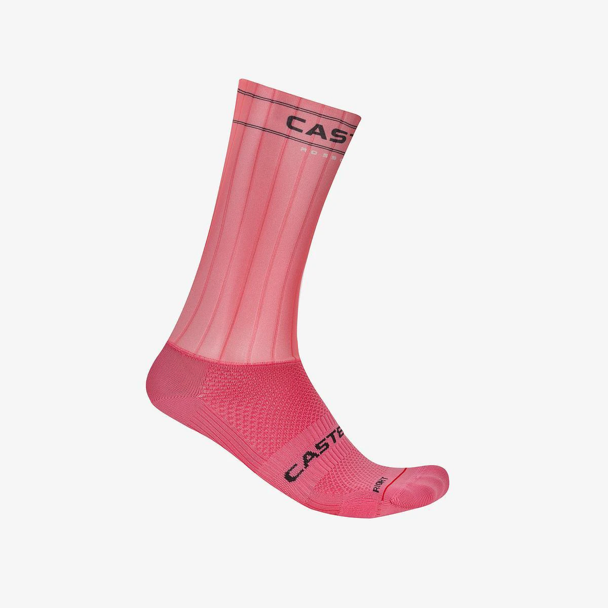 1. Sosete Castelli Fast Feet 4, unisex, roz giro XXL, 44-47