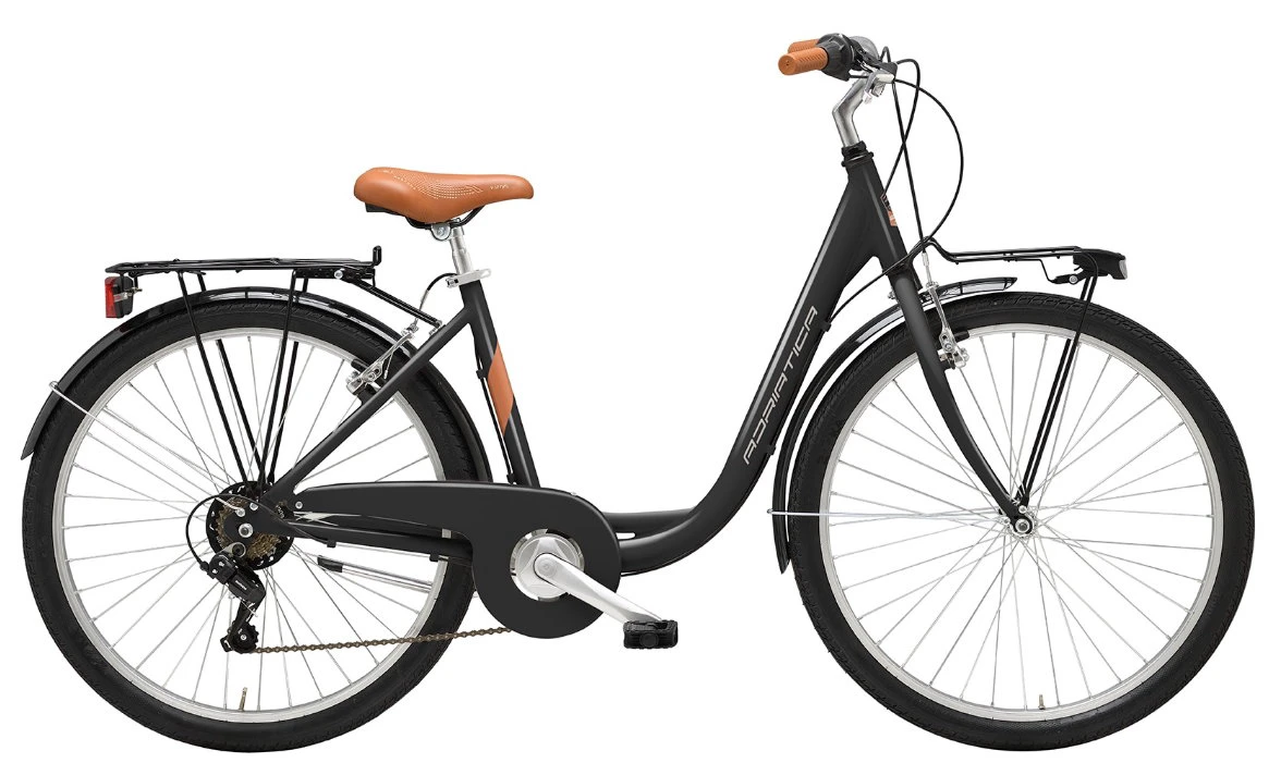 Bicicleta Adriatica Cigno 26 Alu 6V Neagra - 192598