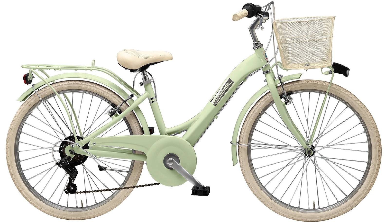 1. Bicicleta Adriatica Panda 24 7V Verde