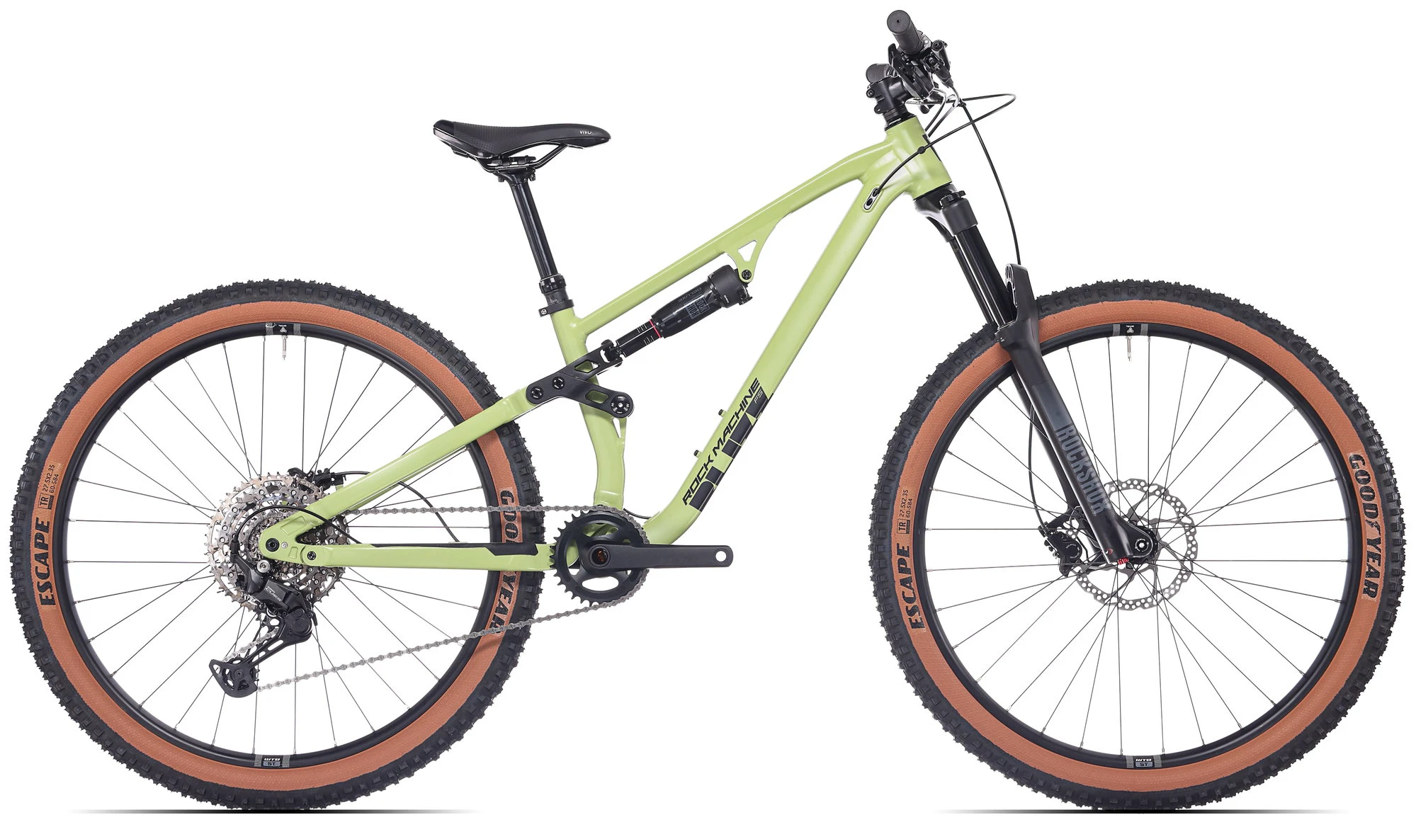 1. Bicicleta Rock Machine Blizz 27 FS 50 27.5 Matte Jade Green