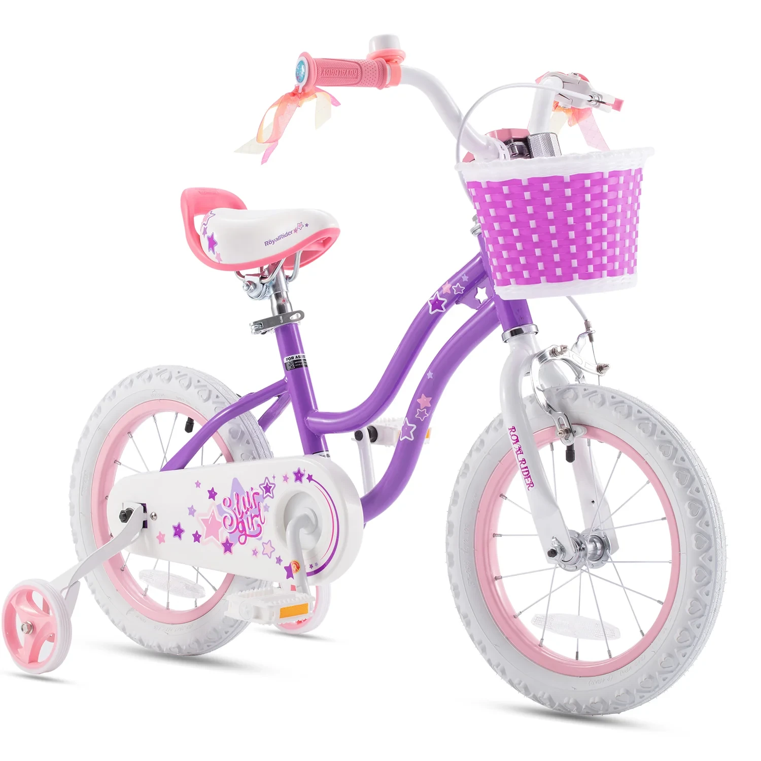 1. Bicicleta Royal Baby Star Girl 16 Purple
