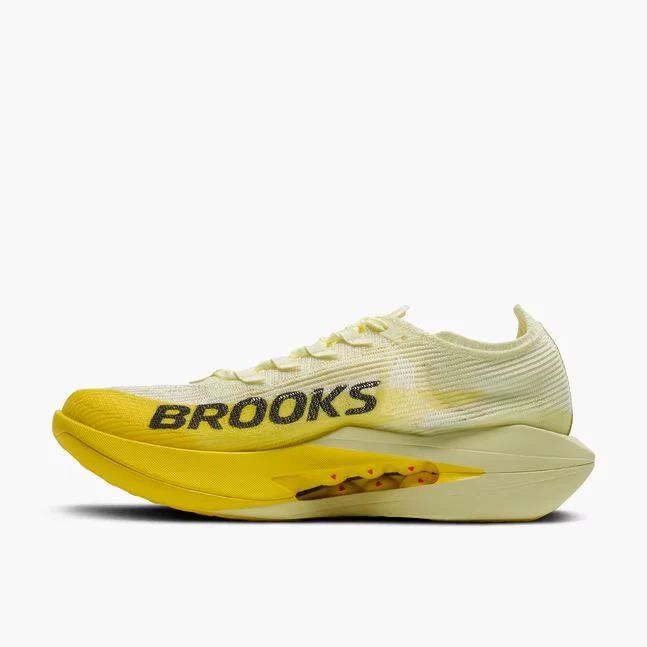 5. Pantofi alergare Brooks Hyperion Elite 5 - galben | racing cu carbon