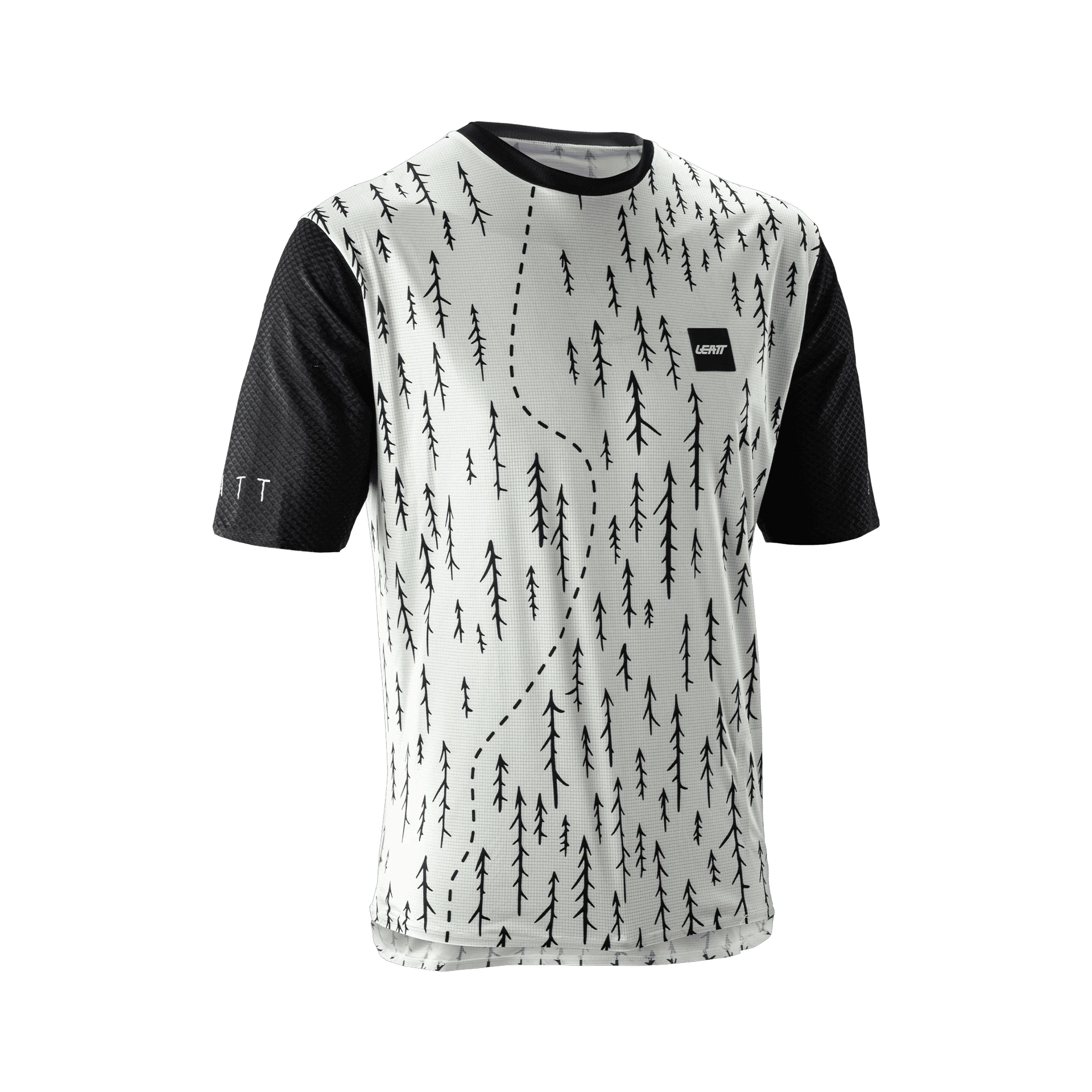 1. Tricou Leatt MTB Trail 3.0 Trails White