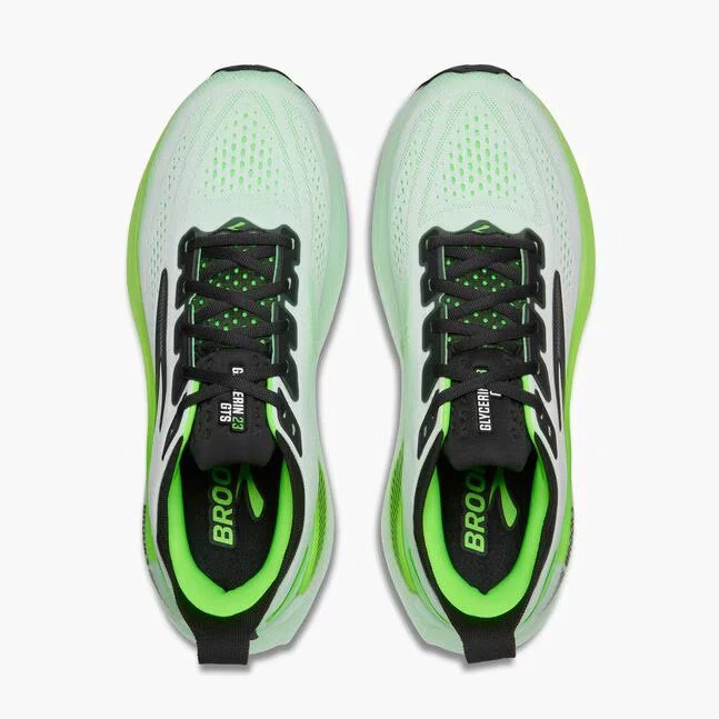 4. Pantofi alergare Brooks Glycerin GTS 23 - verde | stabilitate premium