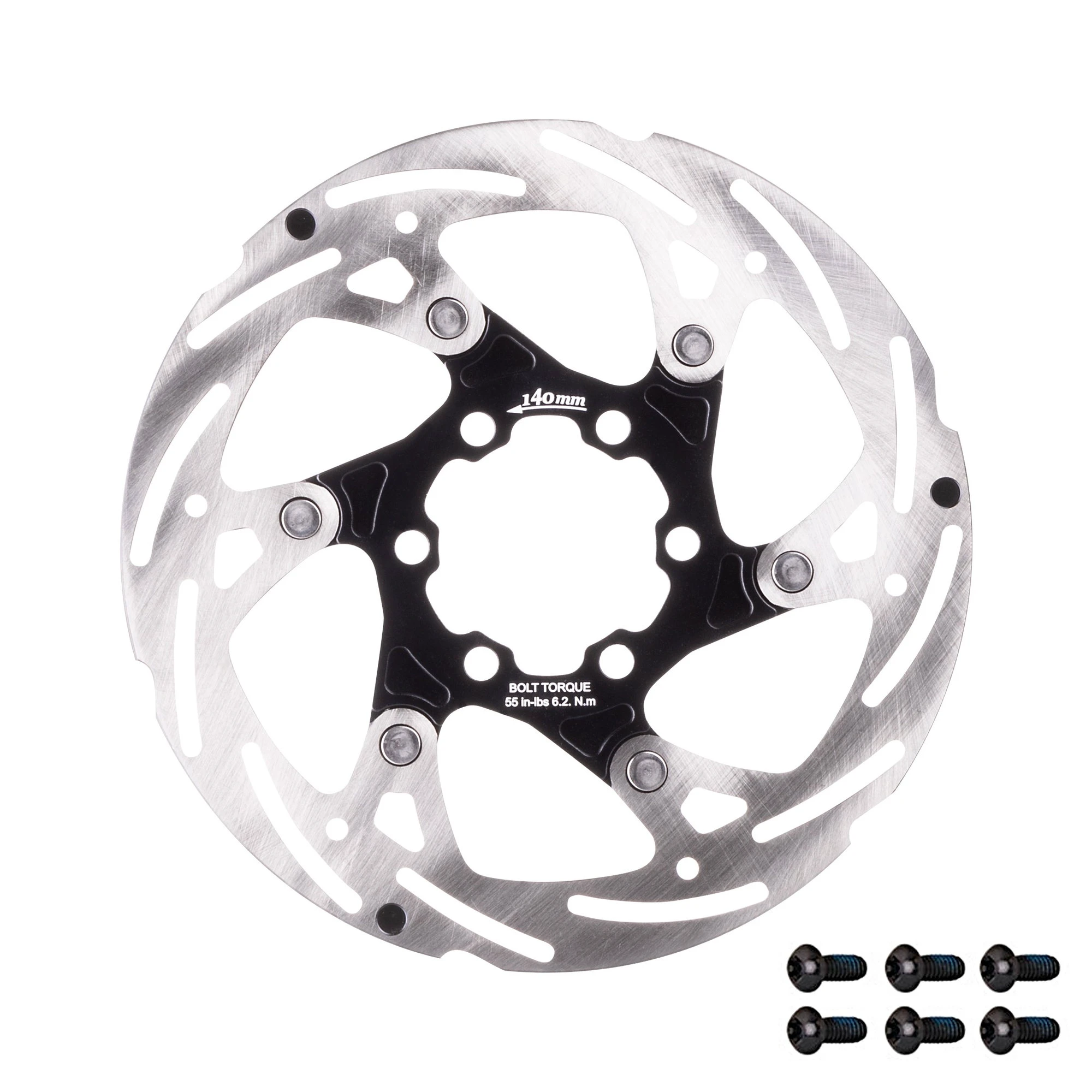 1. Disc frana Force 140mm 6 suruburi, negru
