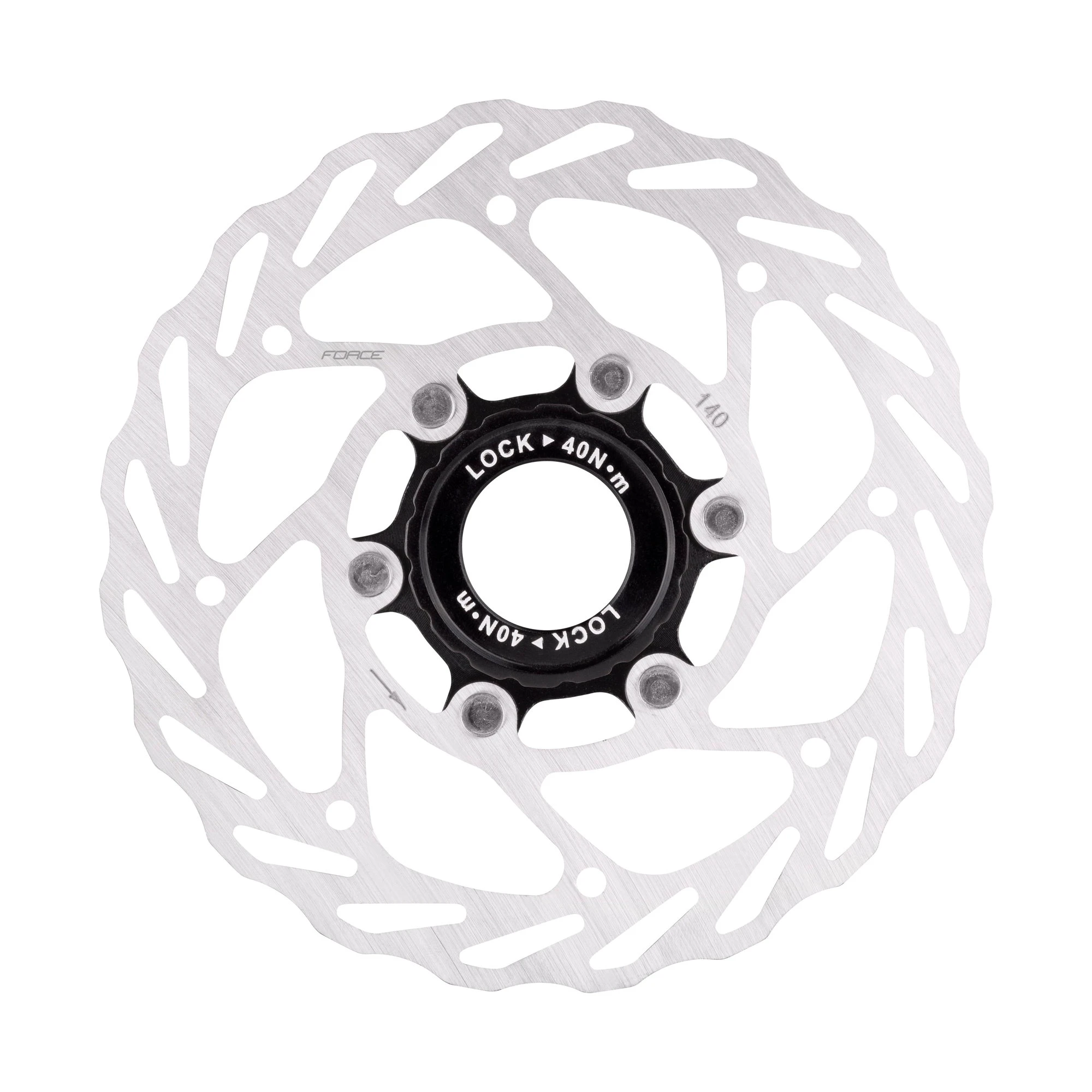 1. Disc frana Force 140mm Center Lock, argintiu