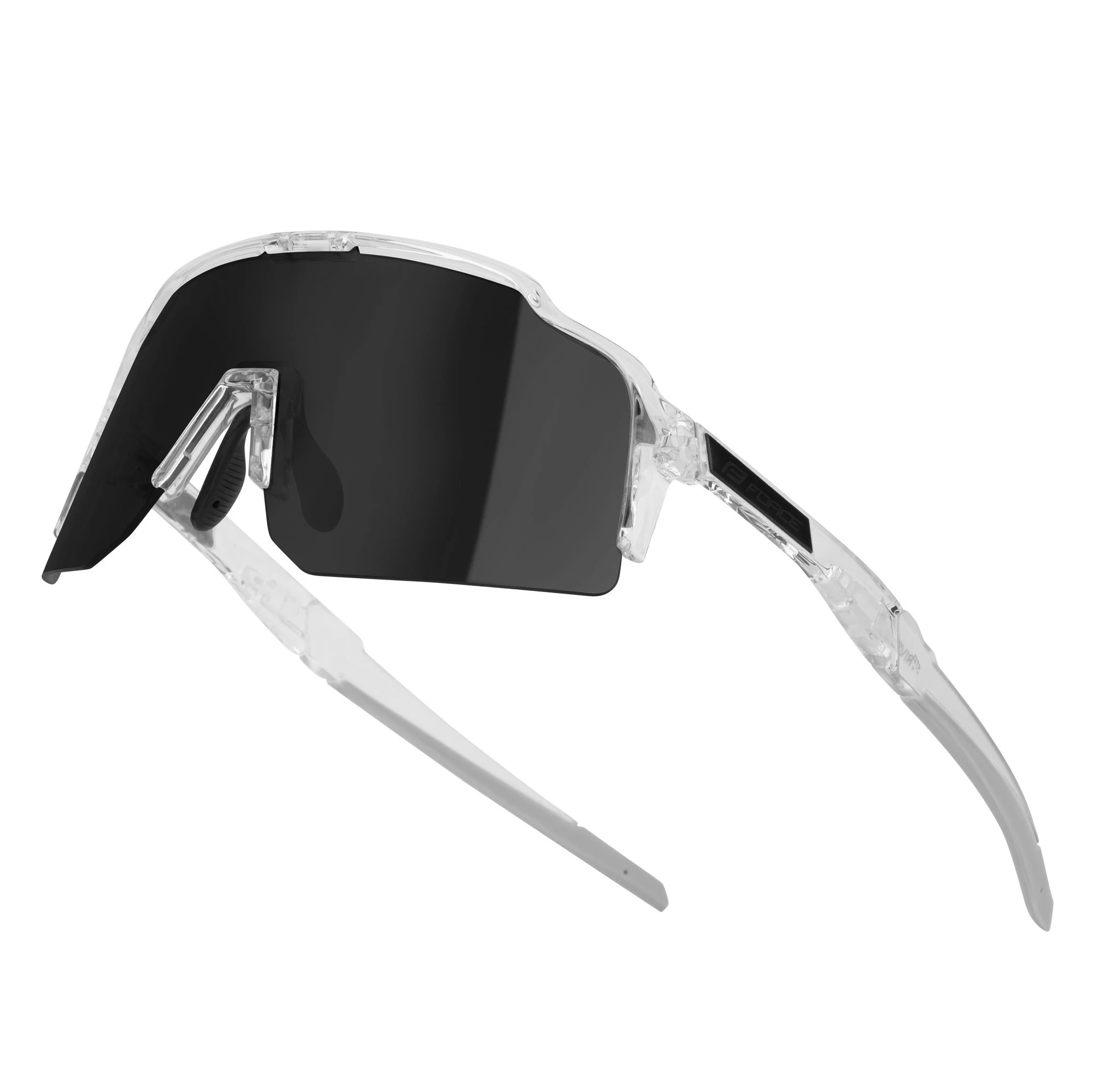 1. Ochelari Force Strive transparenti lentile negre