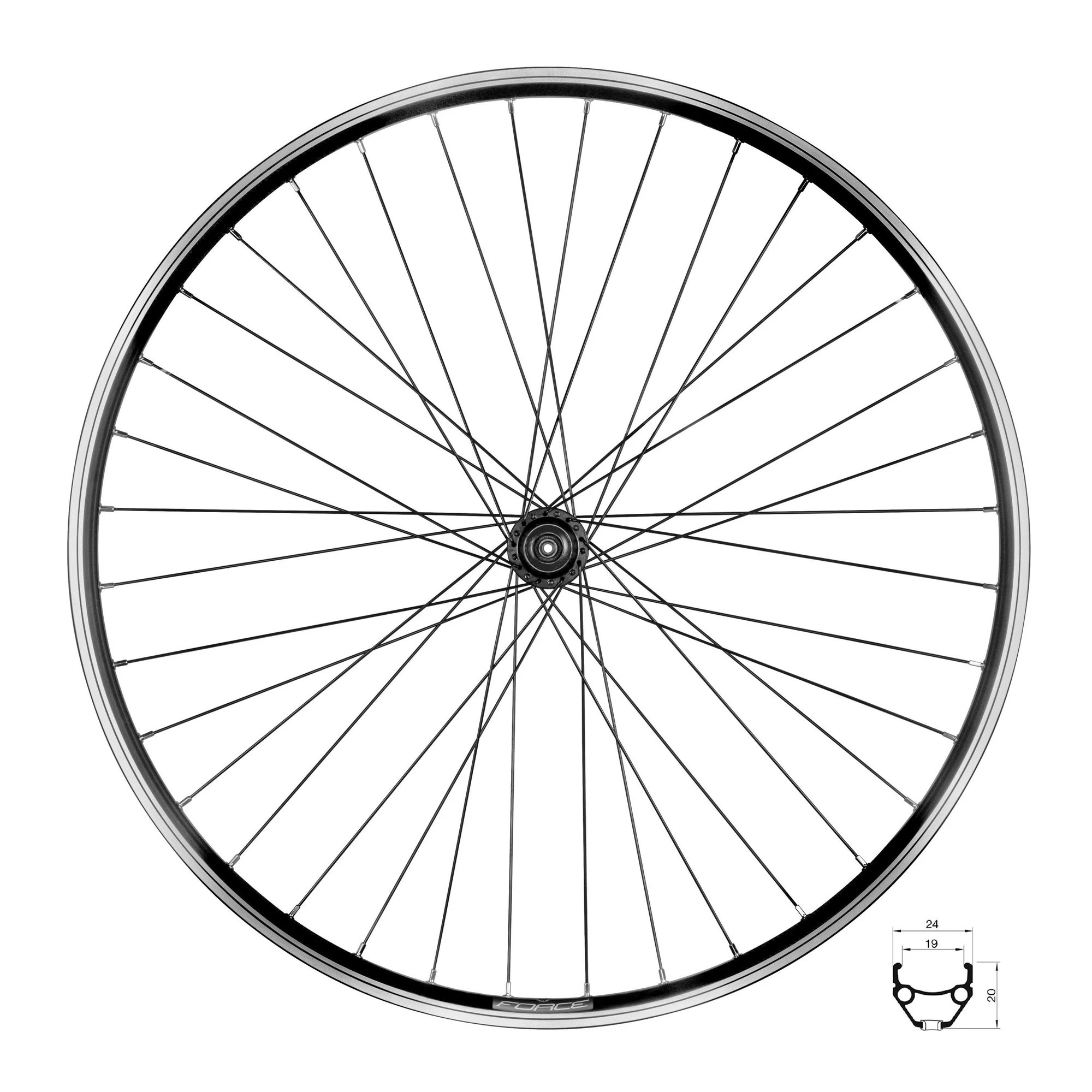 1. Roata Spate Force CLASSIC 622x19 VFHT3000 36H