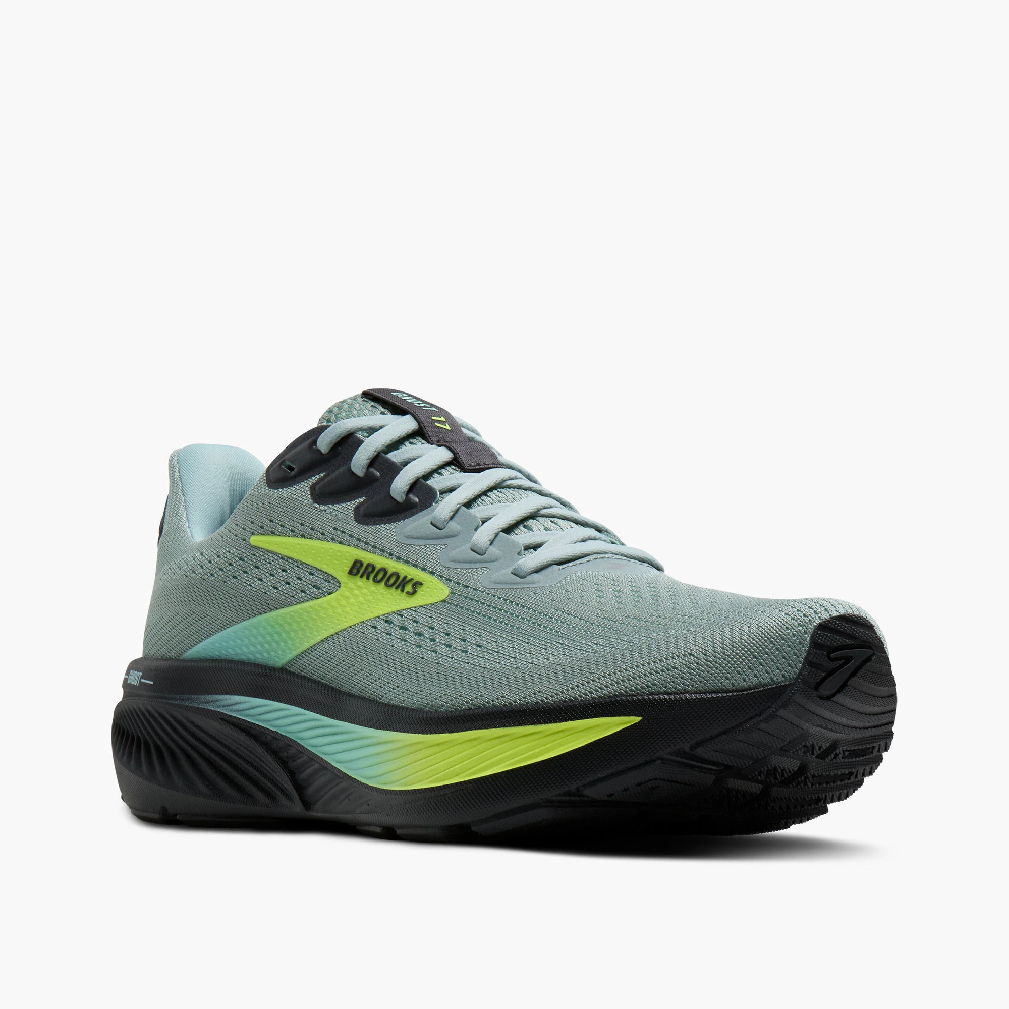 3. Pantofi alergare Brooks Ghost 17 - verde 349 | amortizare echilibrată