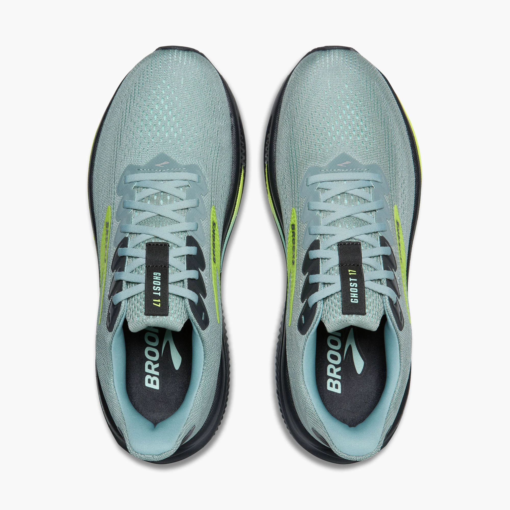 4. Pantofi alergare Brooks Ghost 17 - verde 349 | amortizare echilibrată