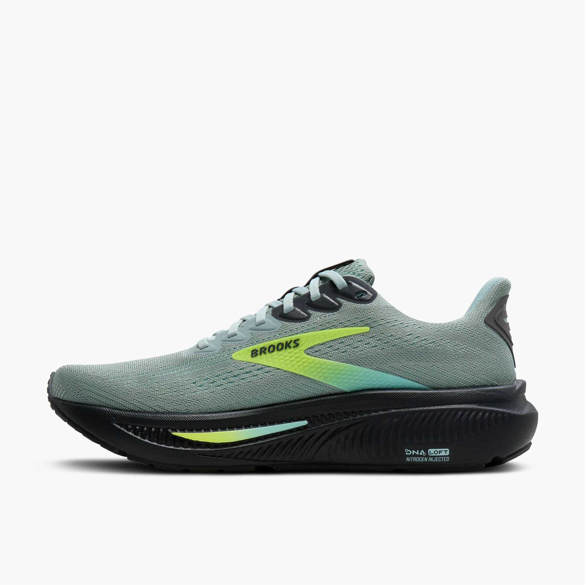 5. Pantofi alergare Brooks Ghost 17 - verde 349 | amortizare echilibrată