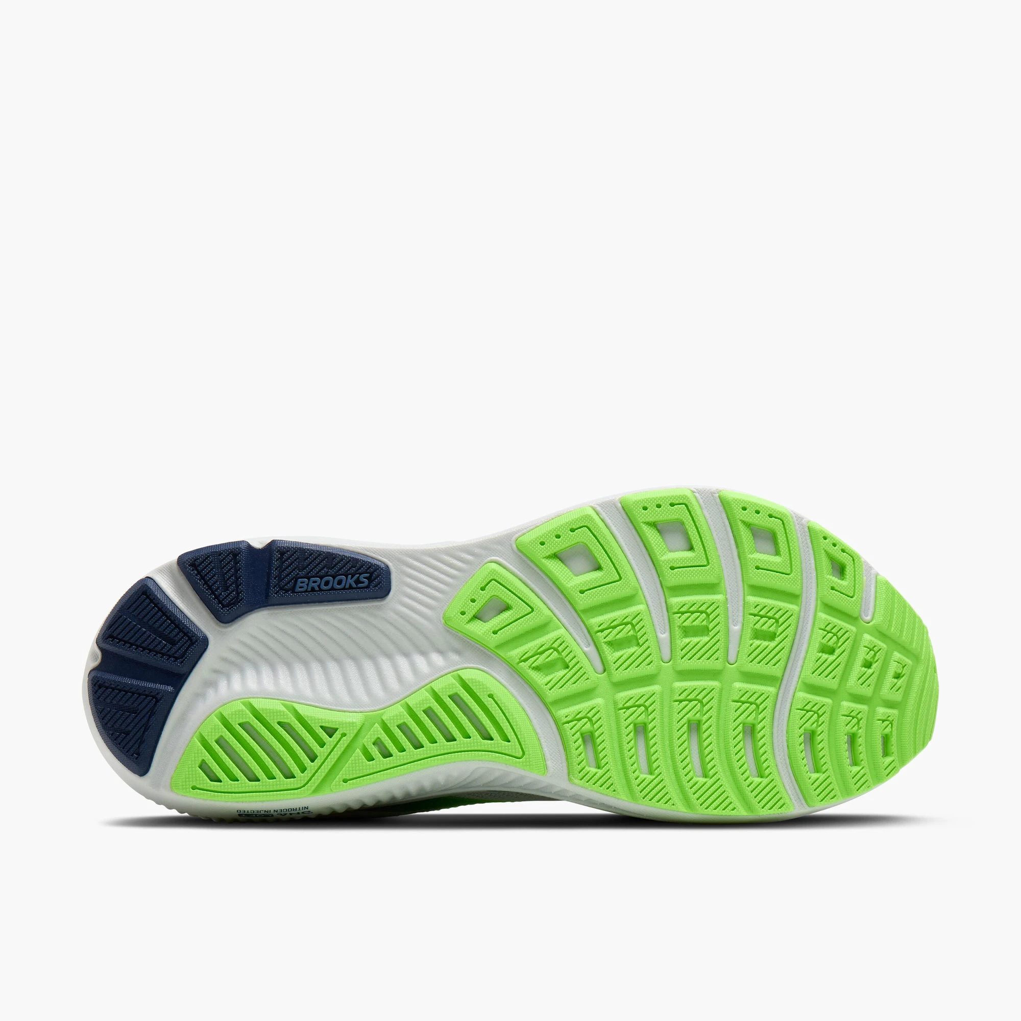 7. Pantofi alergare Brooks Ghost 17 - verde 454 | amortizare echilibrată