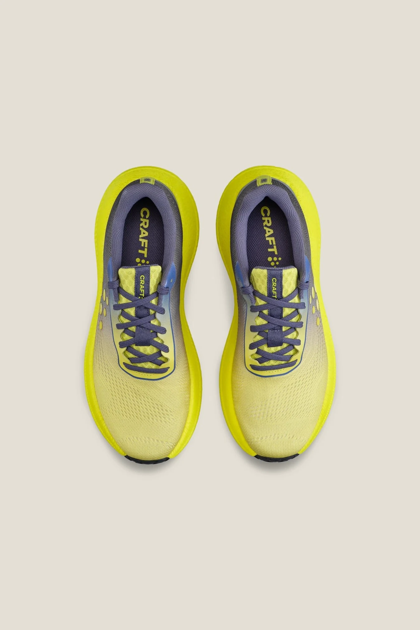 4. Pantofi alergare Craft Pacer 2 - galben | confort pe asfalt