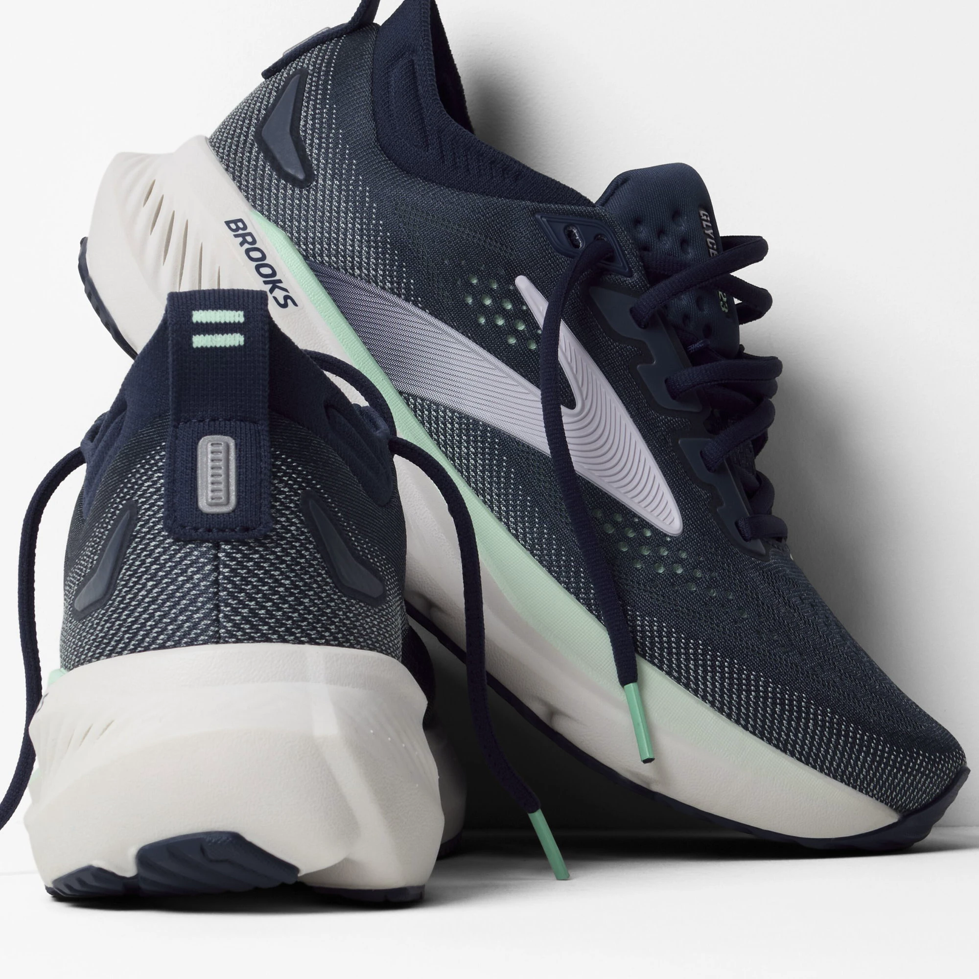 2. Pantofi alergare Brooks Glycerin 23 W - albastru | amortizare premium