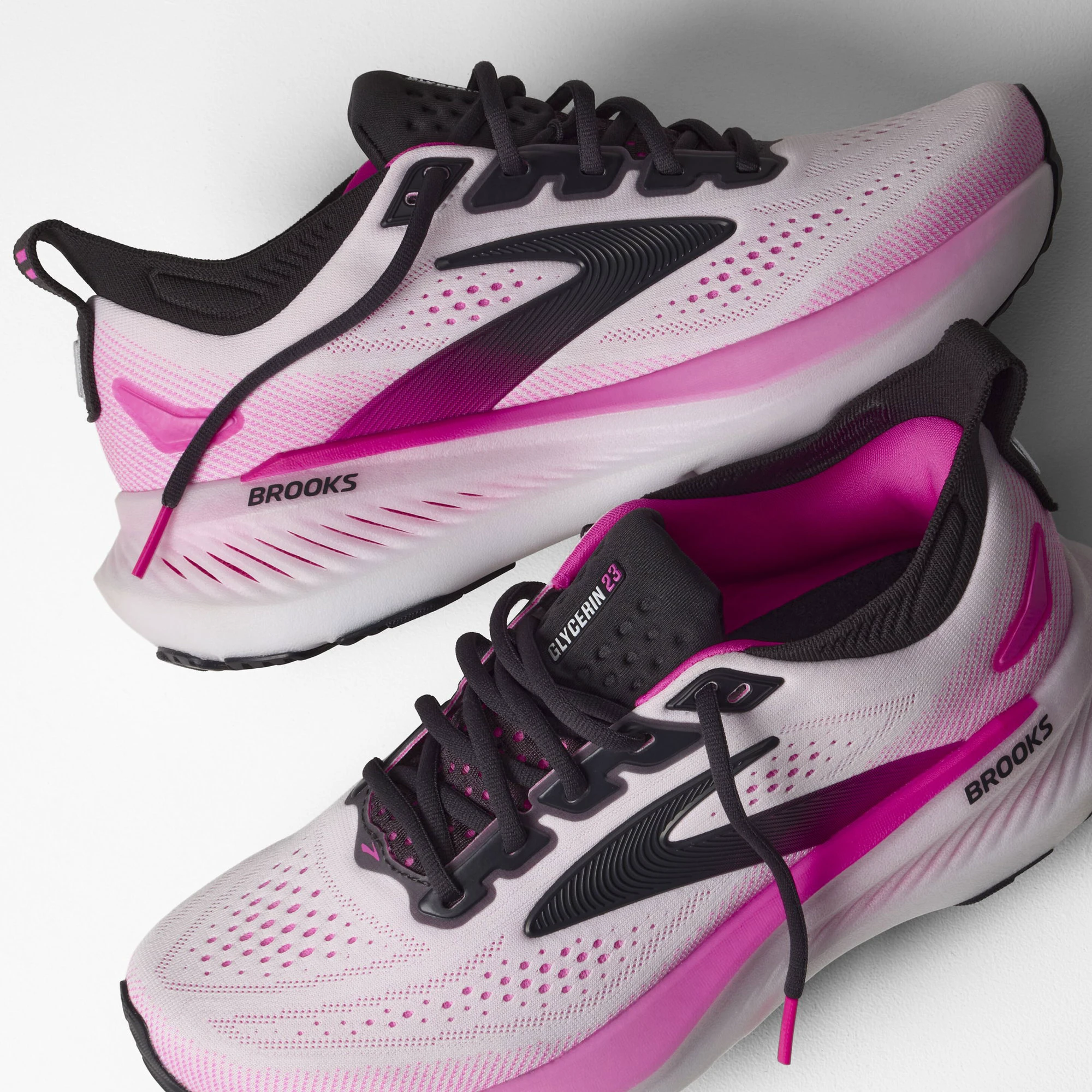 2. Pantofi alergare Brooks Glycerin 23 W - roz | amortizare premium