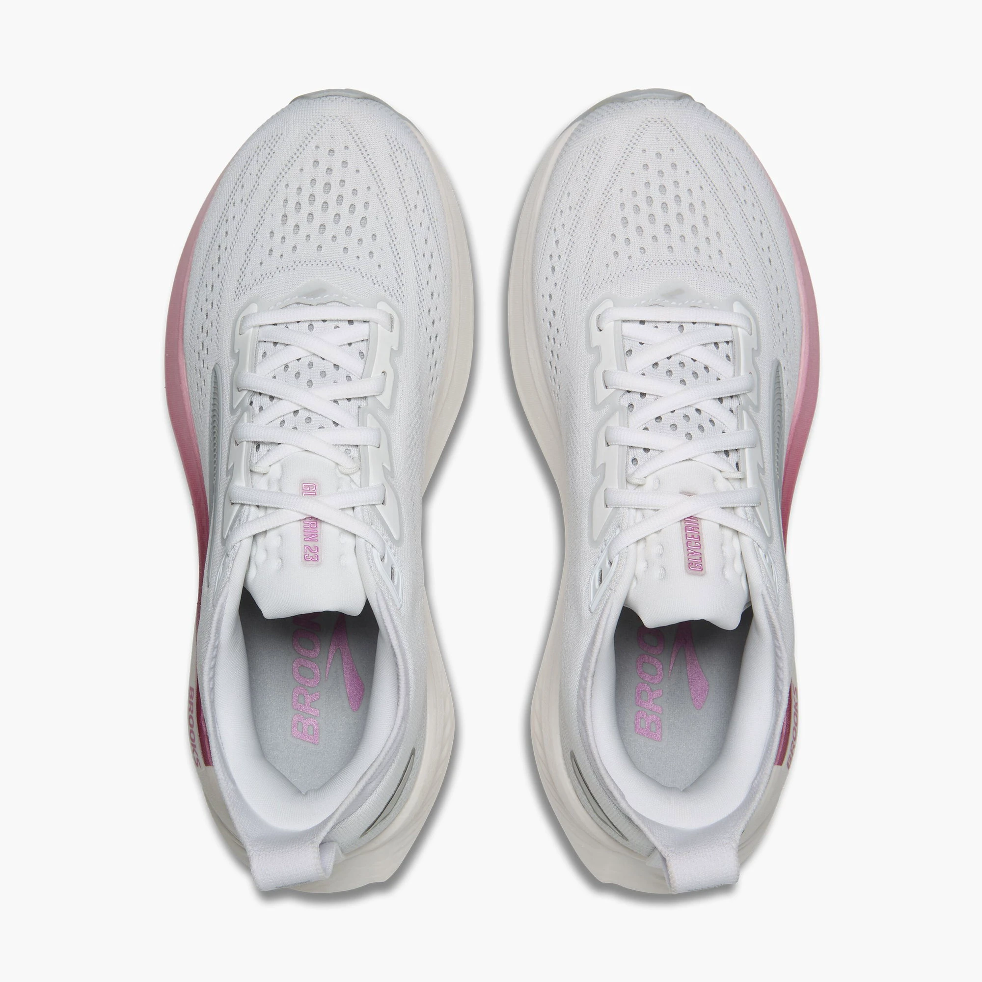 4. Pantofi alergare Brooks Glycerin 23 W - alb | amortizare premium