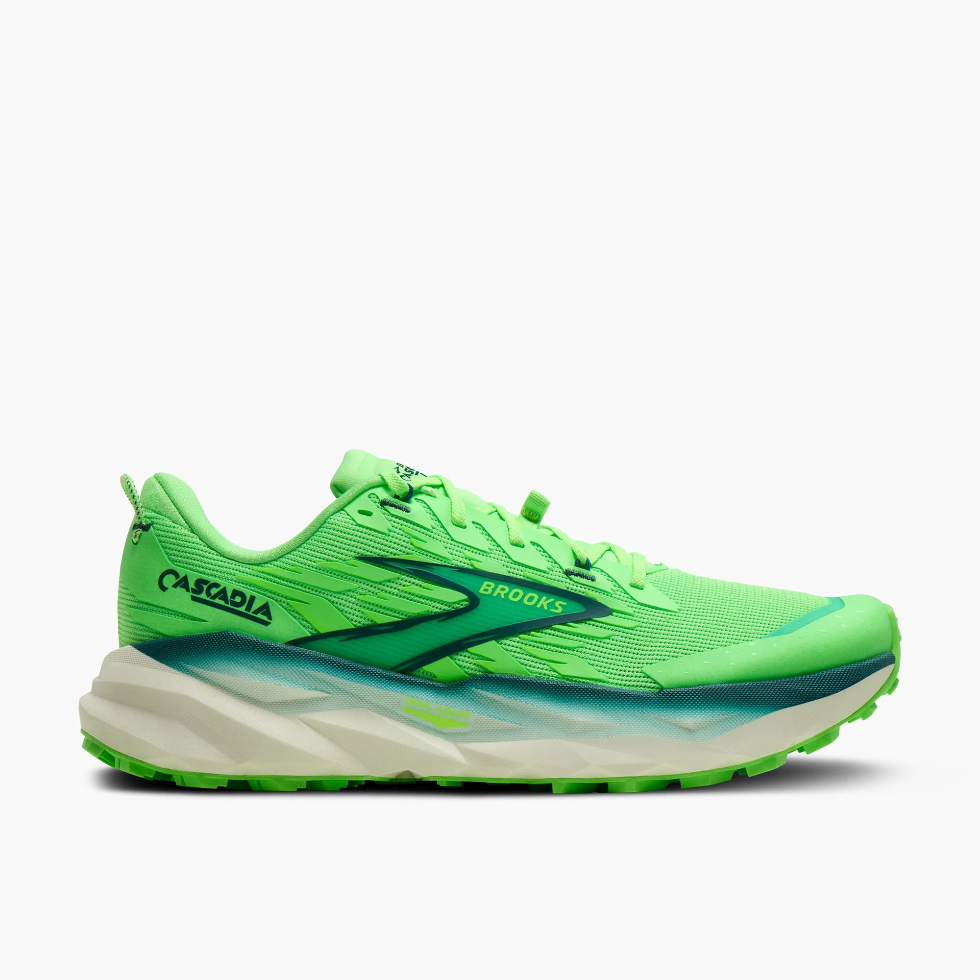 Pantofi trail Brooks Cascadia 19 - verde | amortizare DNA LOFT v3 - 193901