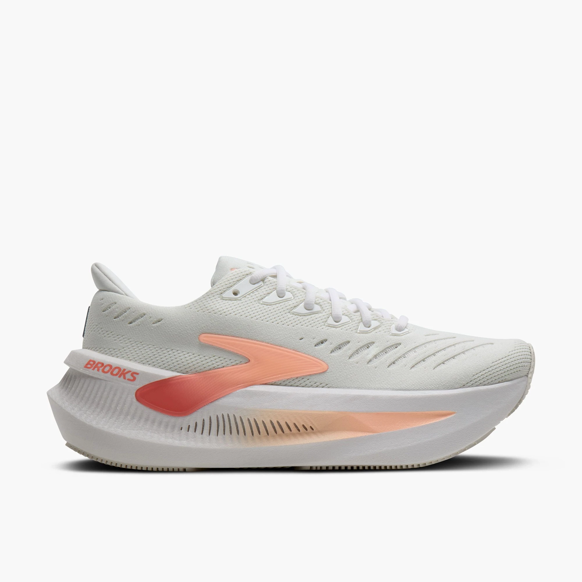 1. Pantofi alergare Brooks Glycerin Max 2 W - alb | amortizare premium