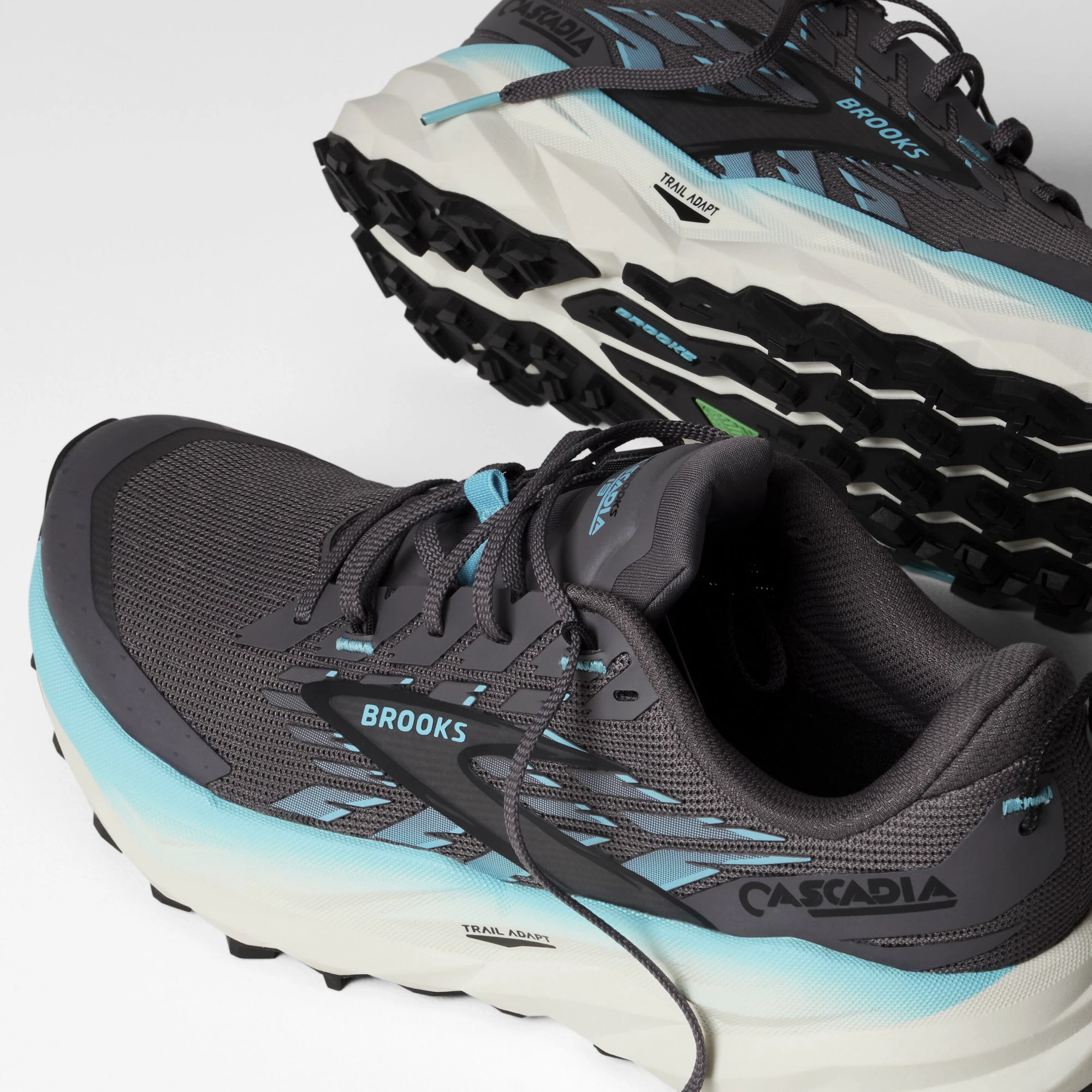 2. Pantofi trail Brooks Cascadia 19 W - albastru | alergare munte