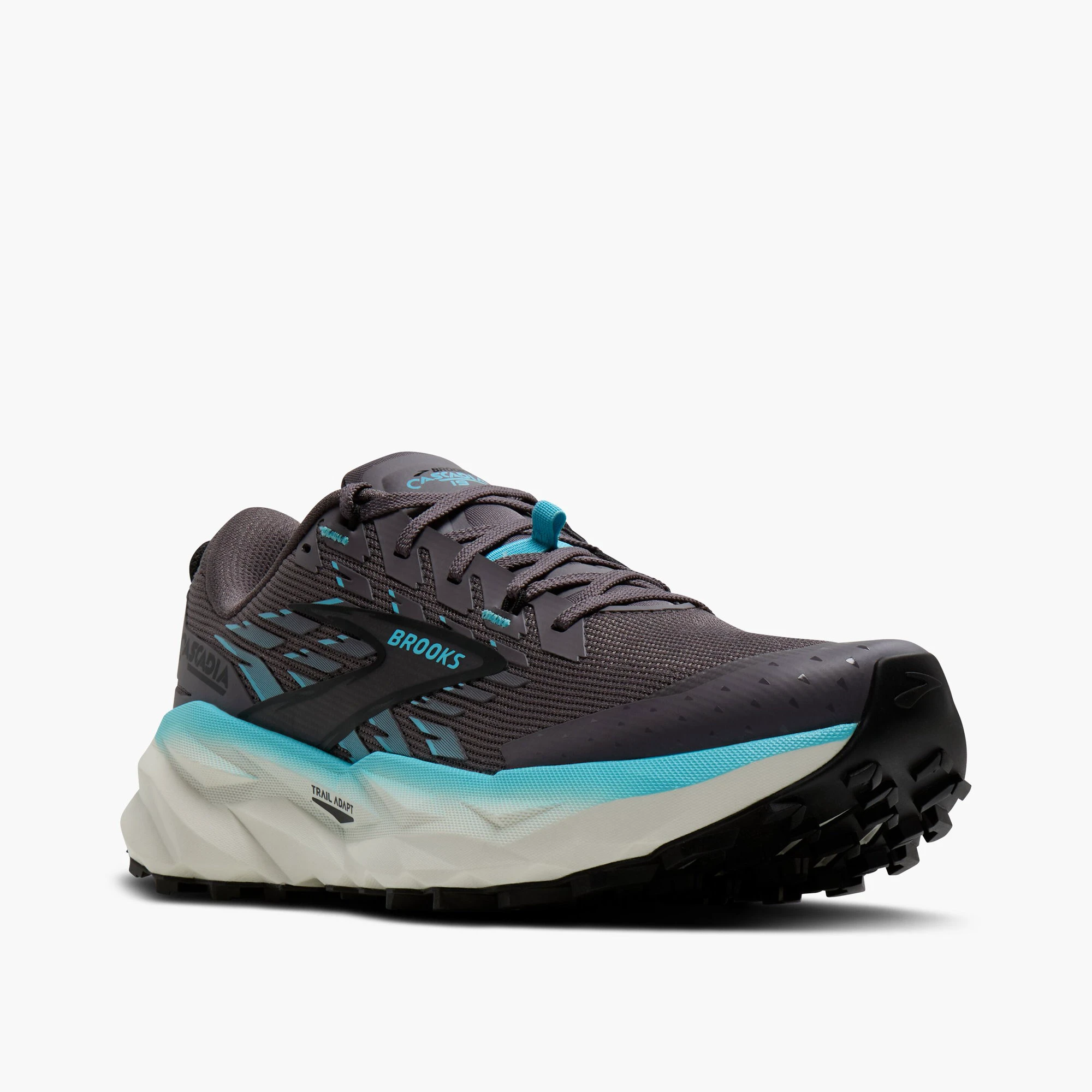 3. Pantofi trail Brooks Cascadia 19 W - albastru | alergare munte