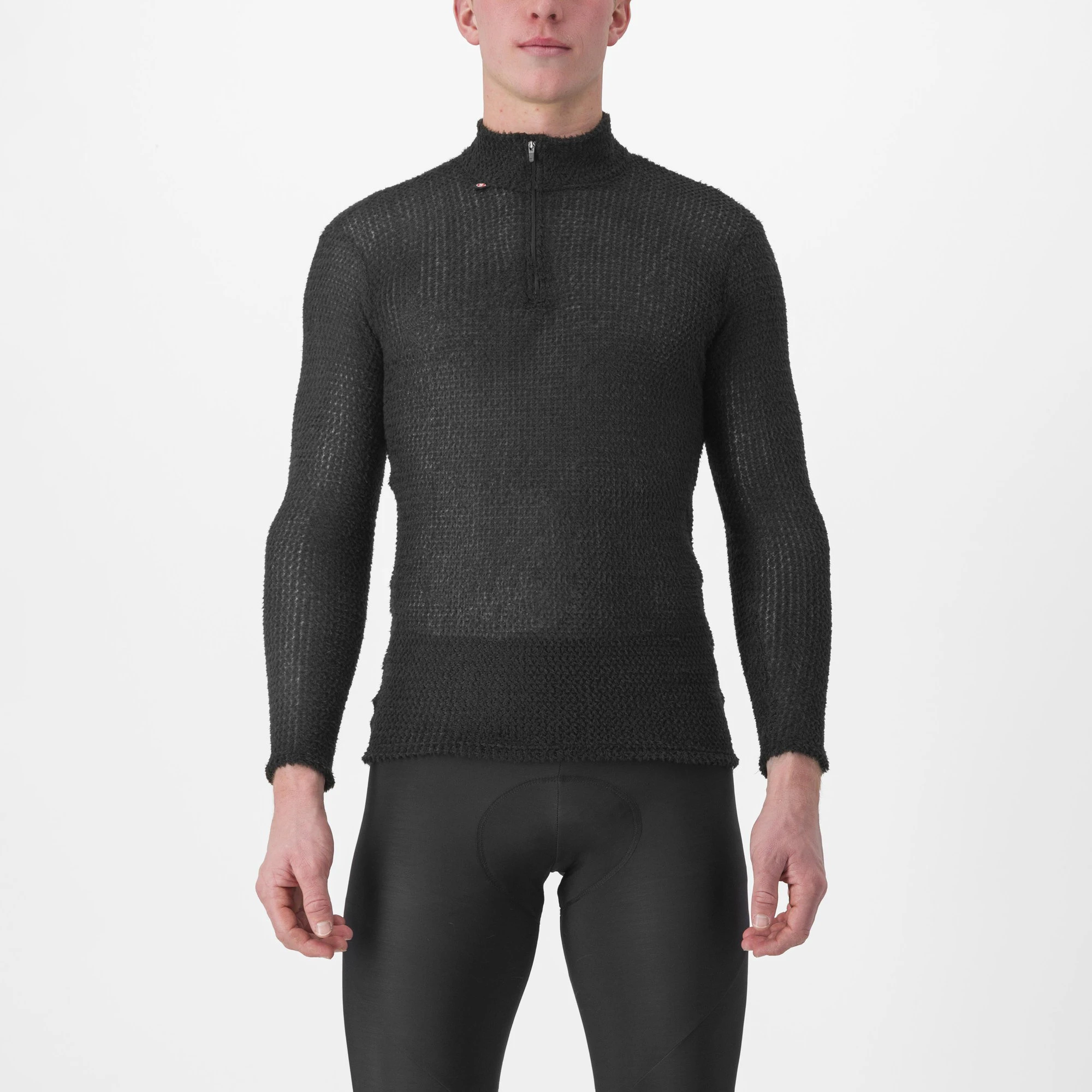 1. Tricou cu maneca lunga Castelli Cold Day 2nd Layer, Negru