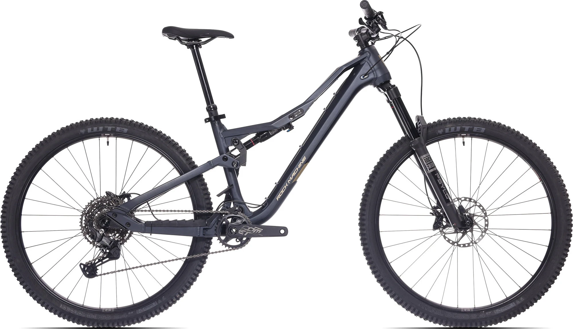 1. Bicicleta Rock Machine Whizz FS I 50 29 Matte Deep Ocean Blue