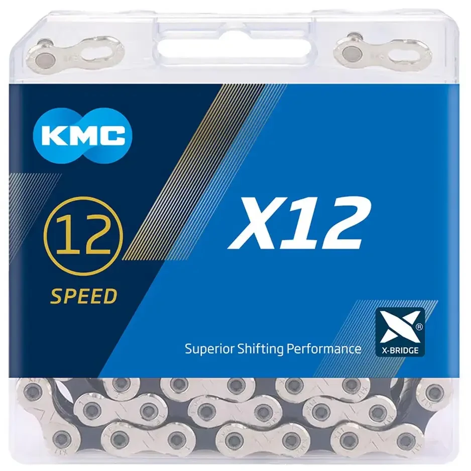 2. Kmc - Lant Bicicleta 12 viteze X12 – argintiu