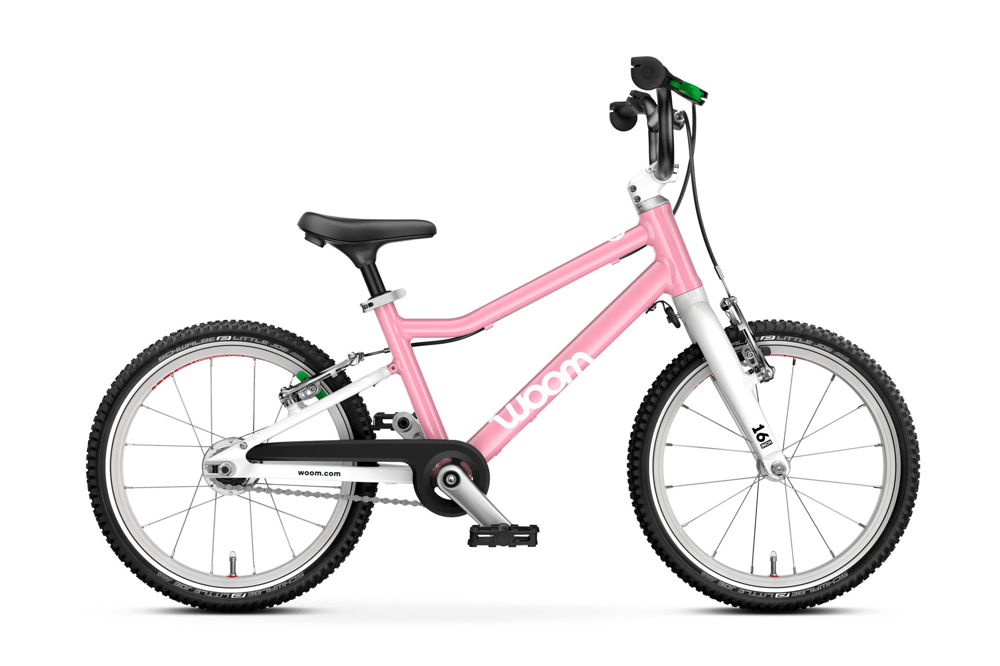 Bicicleta copii Woom GO 3 Automagic cu roti 16" powder pink - 200654