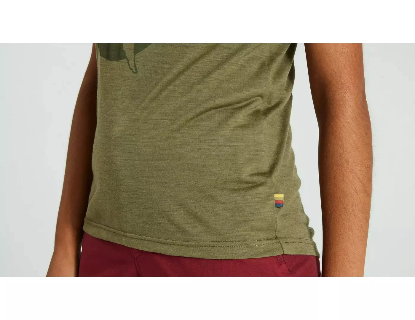1. Tricou Ciclism SPECIALIZED/FJALLRAVEN Women's Wool (S/S) - Green