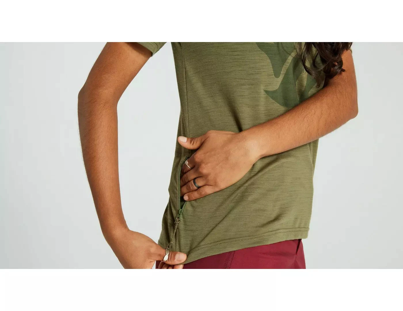 6. Tricou Ciclism SPECIALIZED/FJALLRAVEN Women's Wool (S/S) - Green